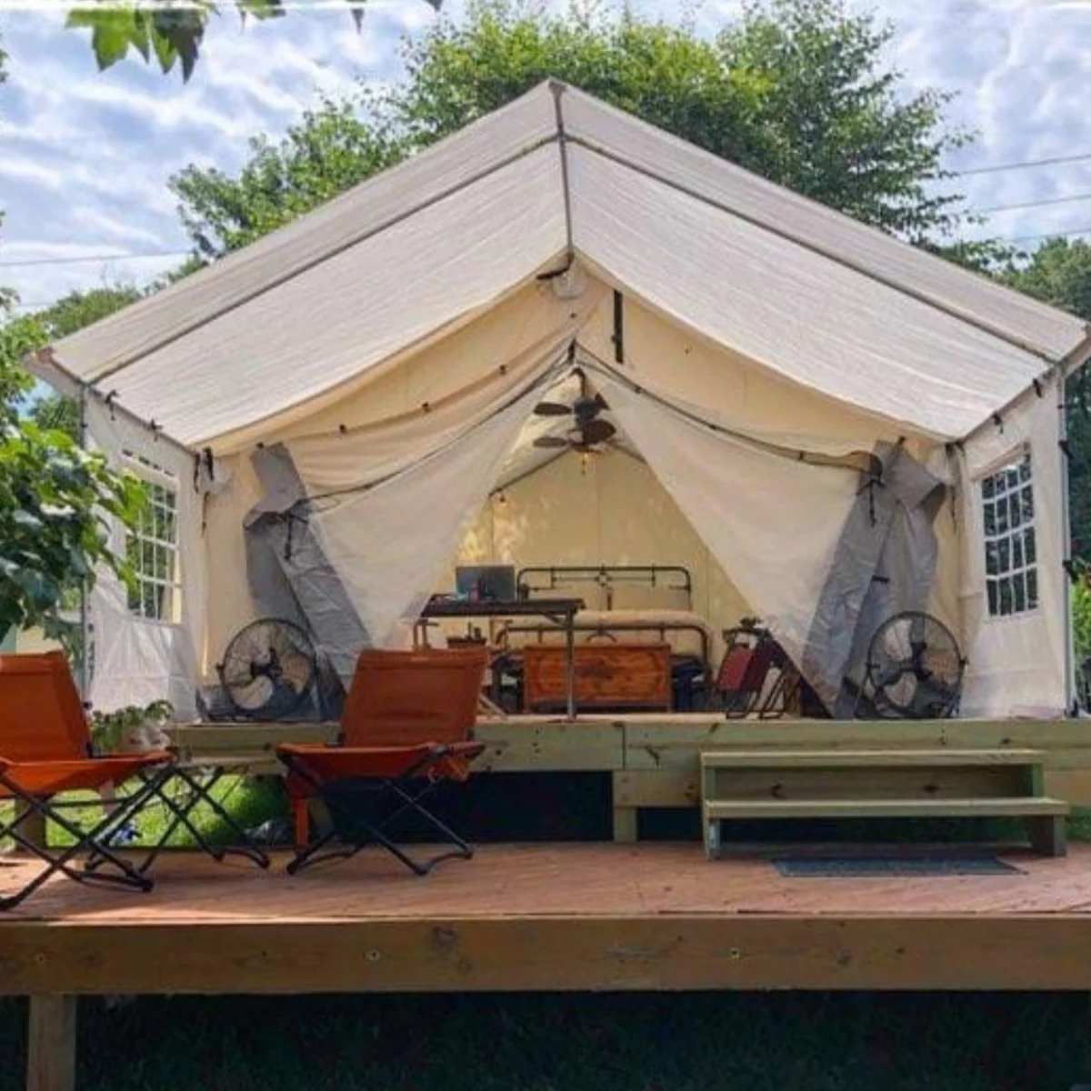 10'x12' Porch - Canvas Wall Tent - Image 7