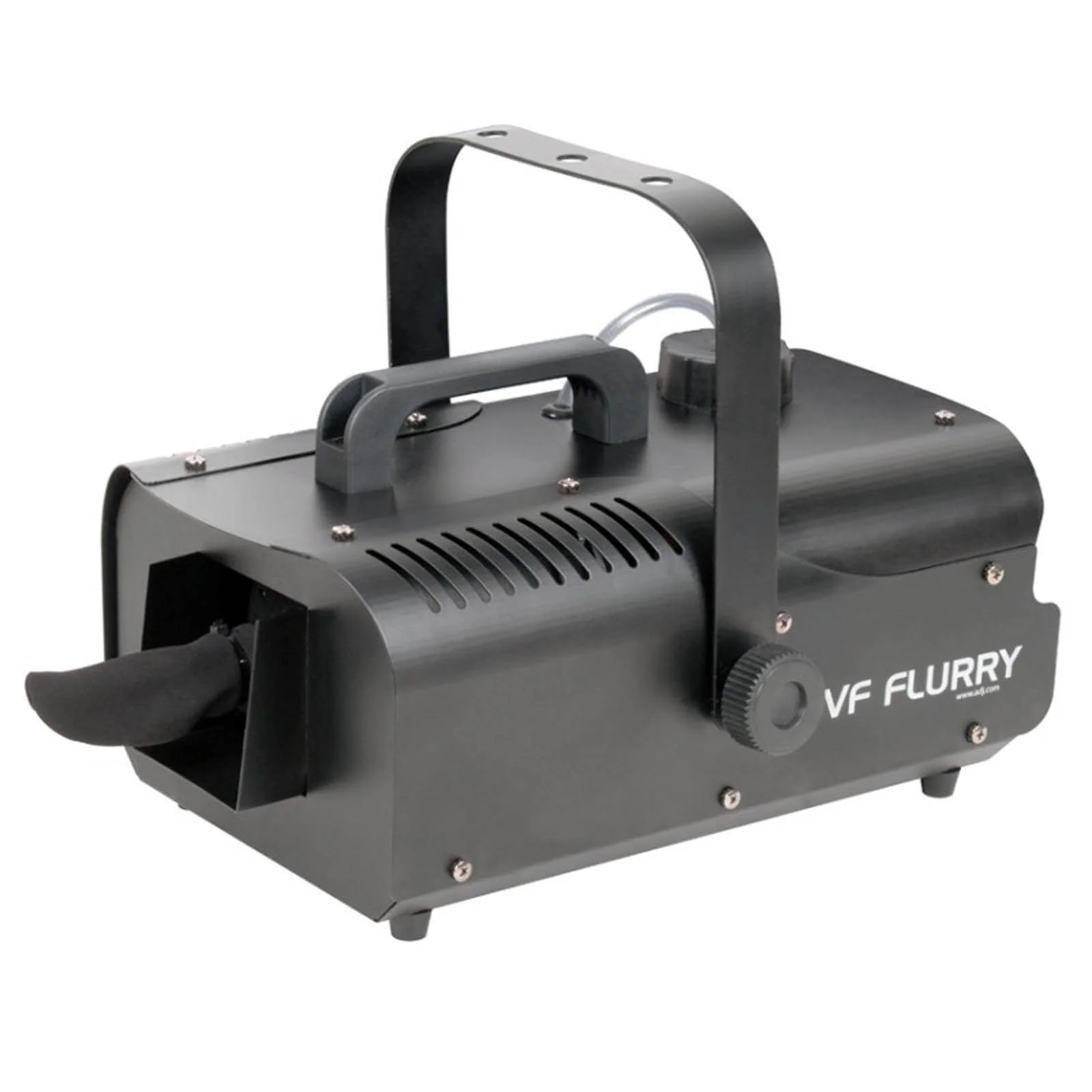 (2) American DJ VF Flurry High Output Snow Machines w/ Remotes & (2) Snow Fluids - Image 5