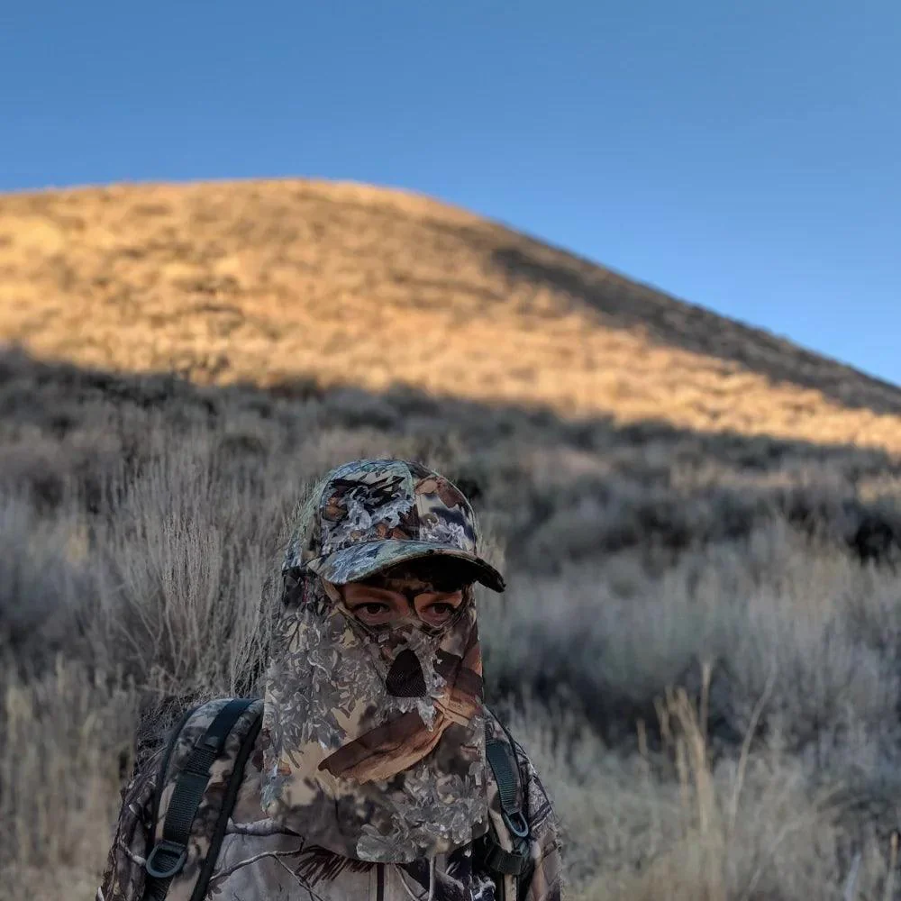 2-in-1 FRONT Face Mask and Camo Hat (Fitted and OSFM) - Image 7