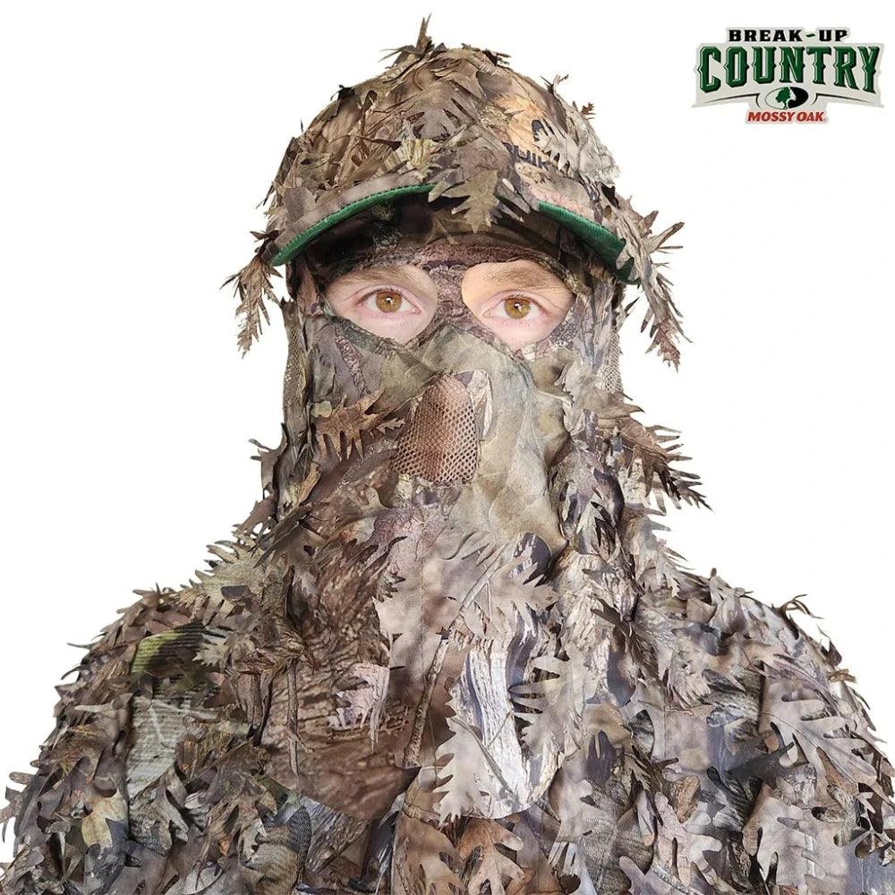 3D Leafy Camo Face Mask Ball Cap in Mossy Oak and Realtree (Adj, OSFM) - Image 12