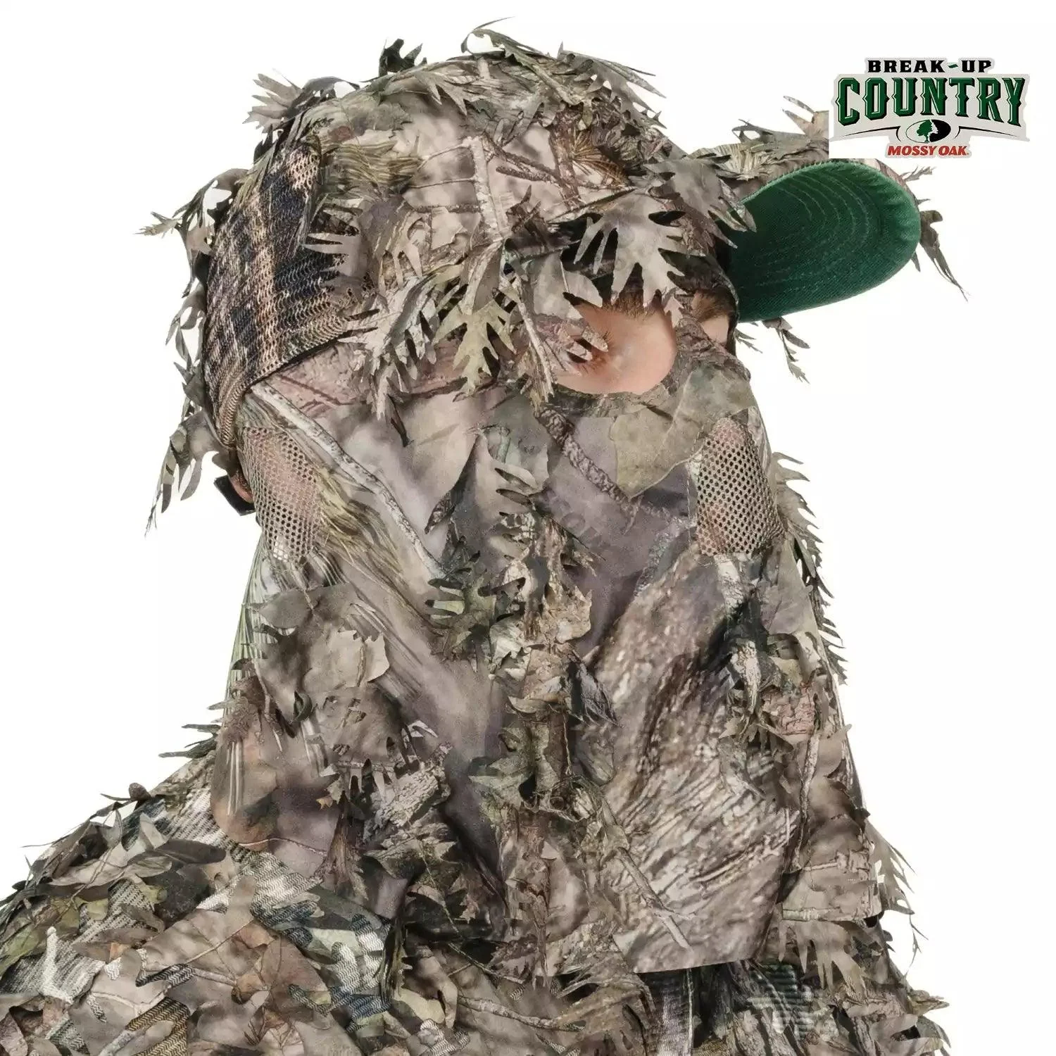3D Leafy Camo Face Mask Ball Cap in Mossy Oak and Realtree (Adj, OSFM) - Image 22