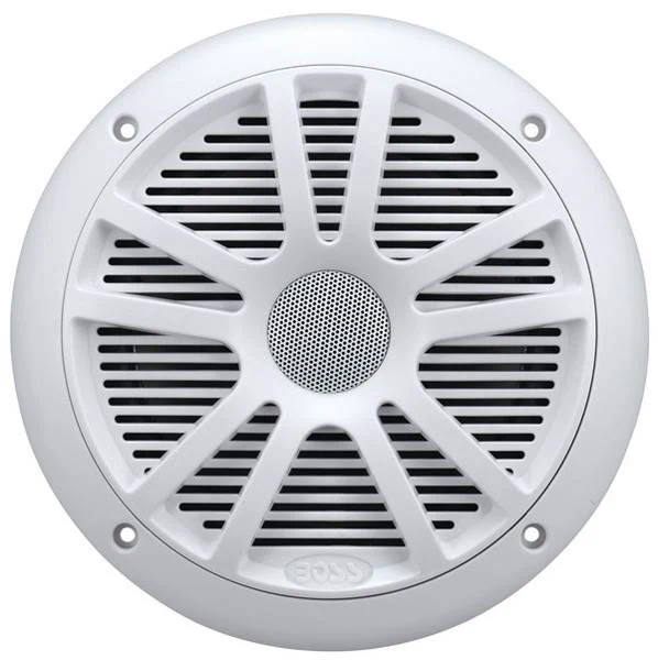 2) New Boss Audio MR6W 6.5" 180W Dual Cone Marine/Boat Speakers Stereo- White - Image 2
