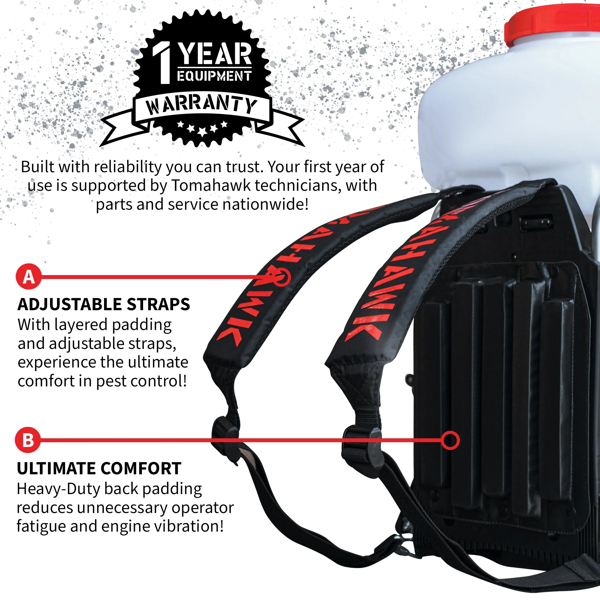 3.7 Gal Turbo Boosted Backpack Mosquito Fogger Leaf Blower for Pest Control - Image 9