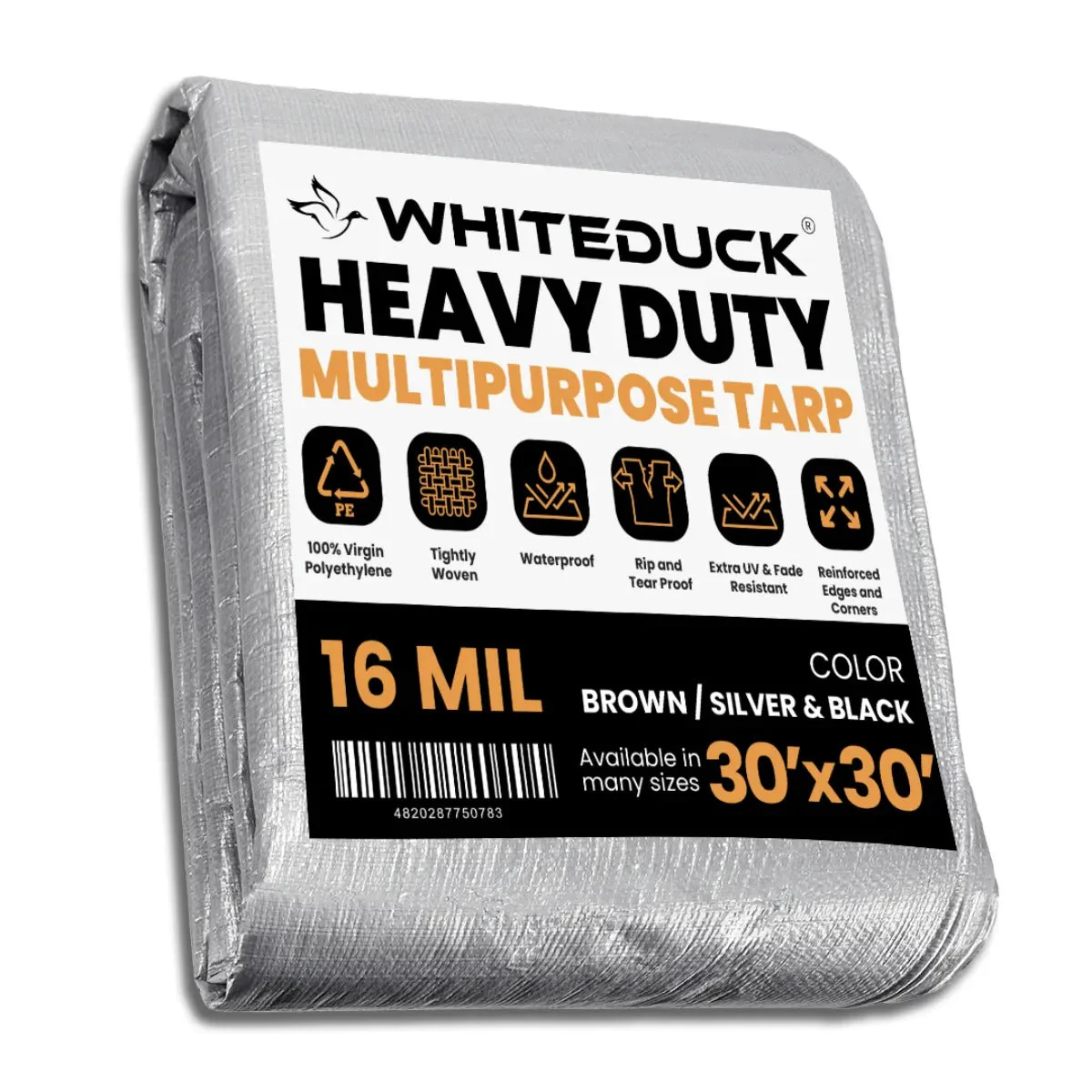 30’ x 30’ Super Heavy Duty Poly Tarp - Image 7