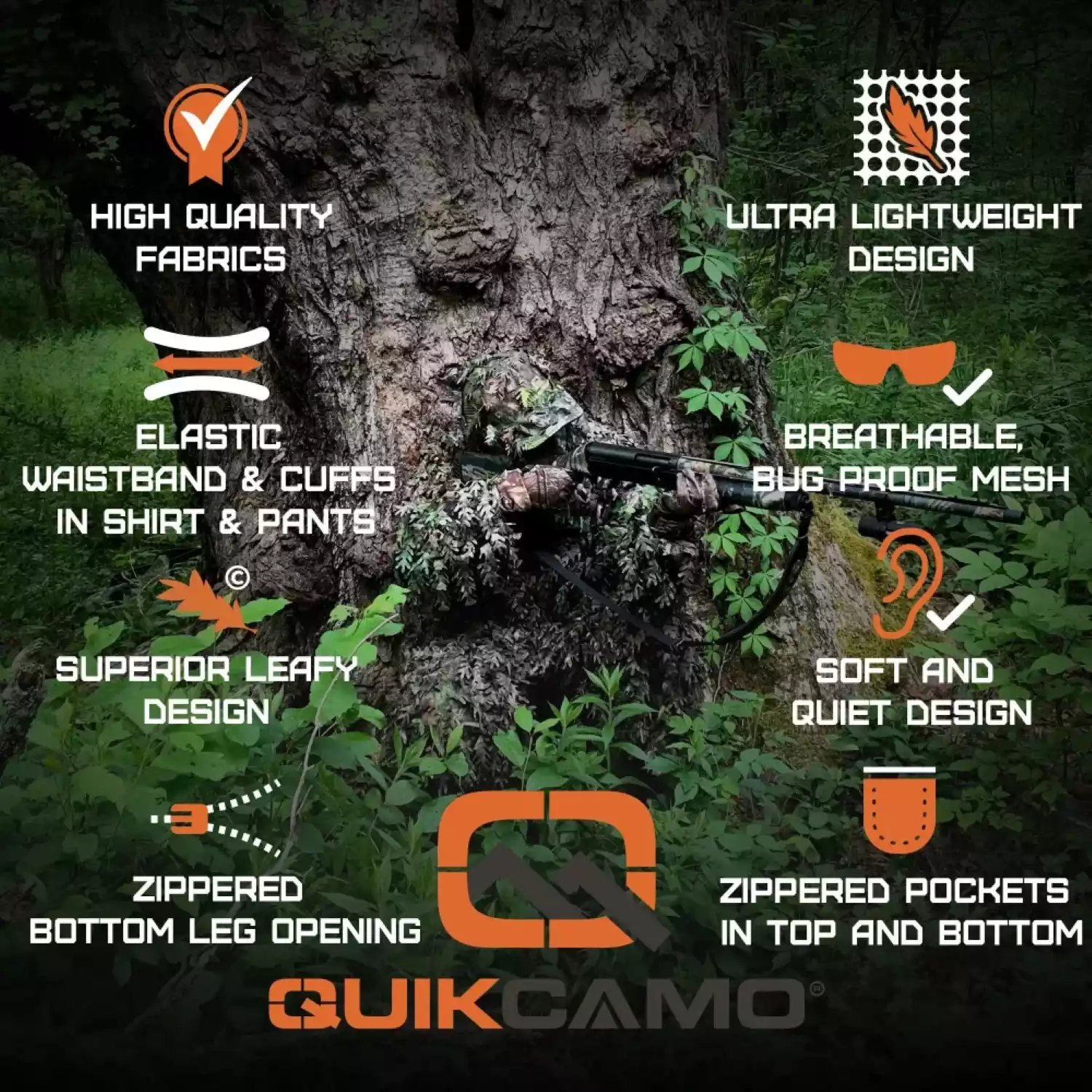 3D Leafy Camo Suits and Hoodies, Mossy Oak Patterns - Image 112