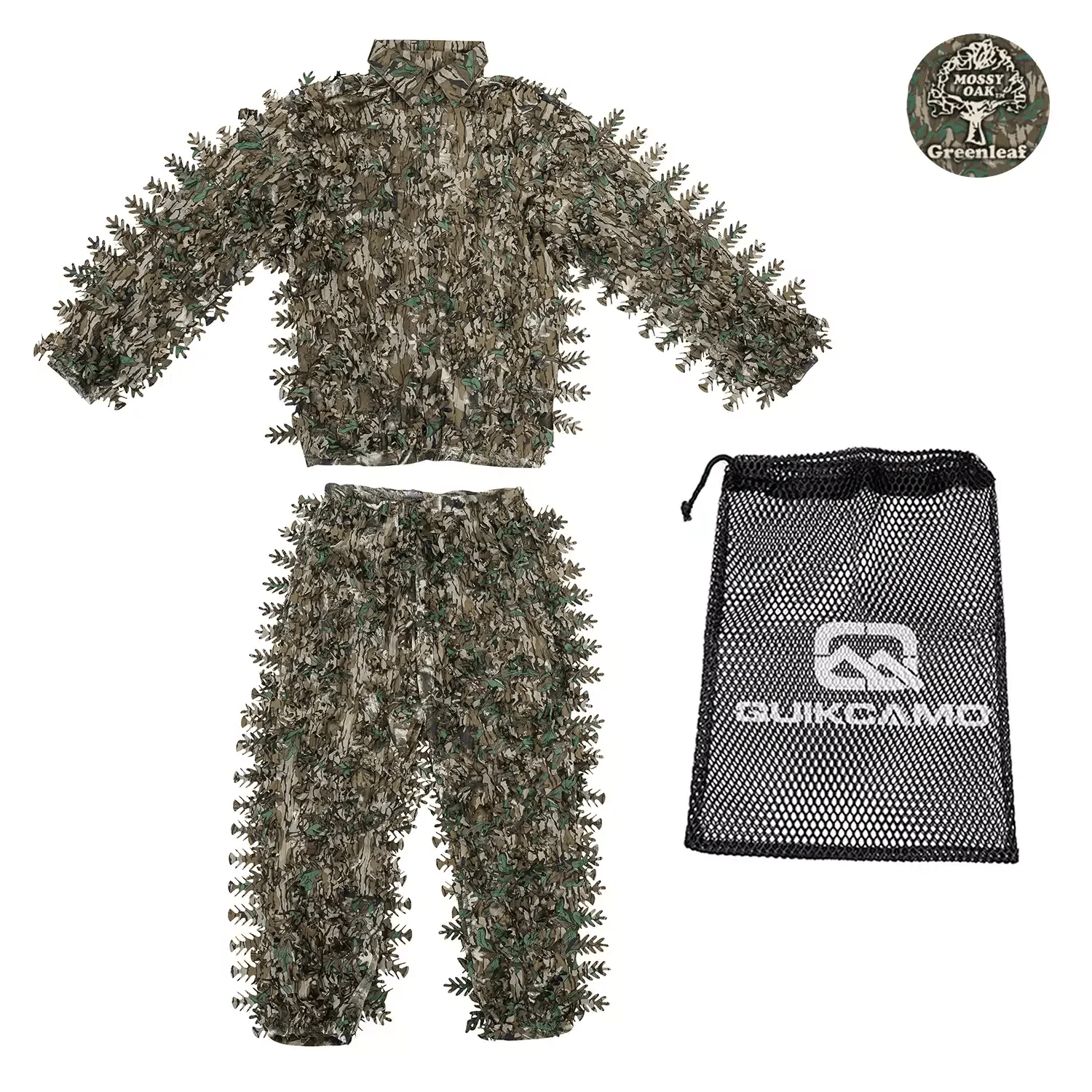 3D Leafy Camo Suits and Hoodies, Mossy Oak Patterns - Image 13