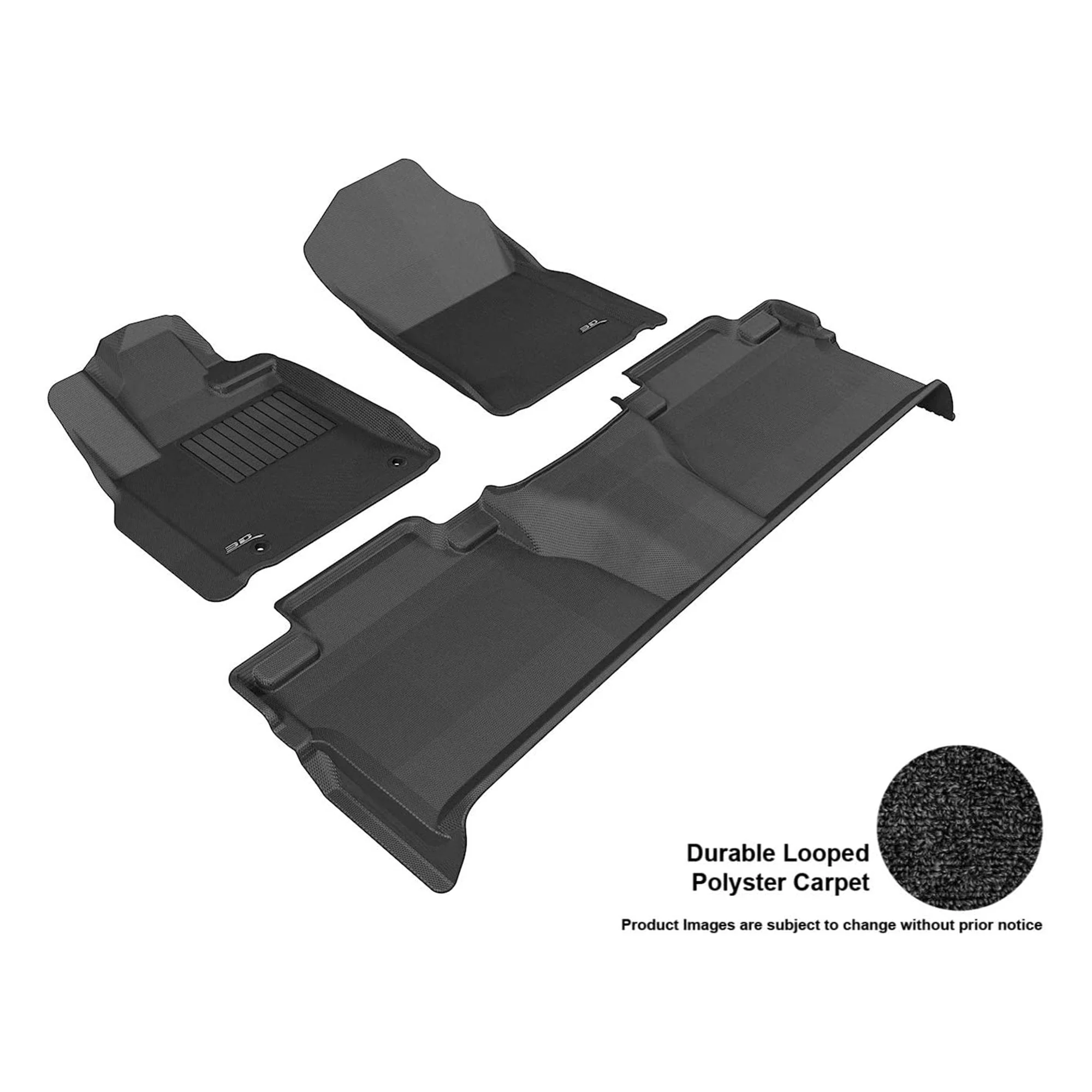 3D MAXpider Kagu Series Custom Floor Mat Liner Set for Toyota Tundra Crewmax - Image 2