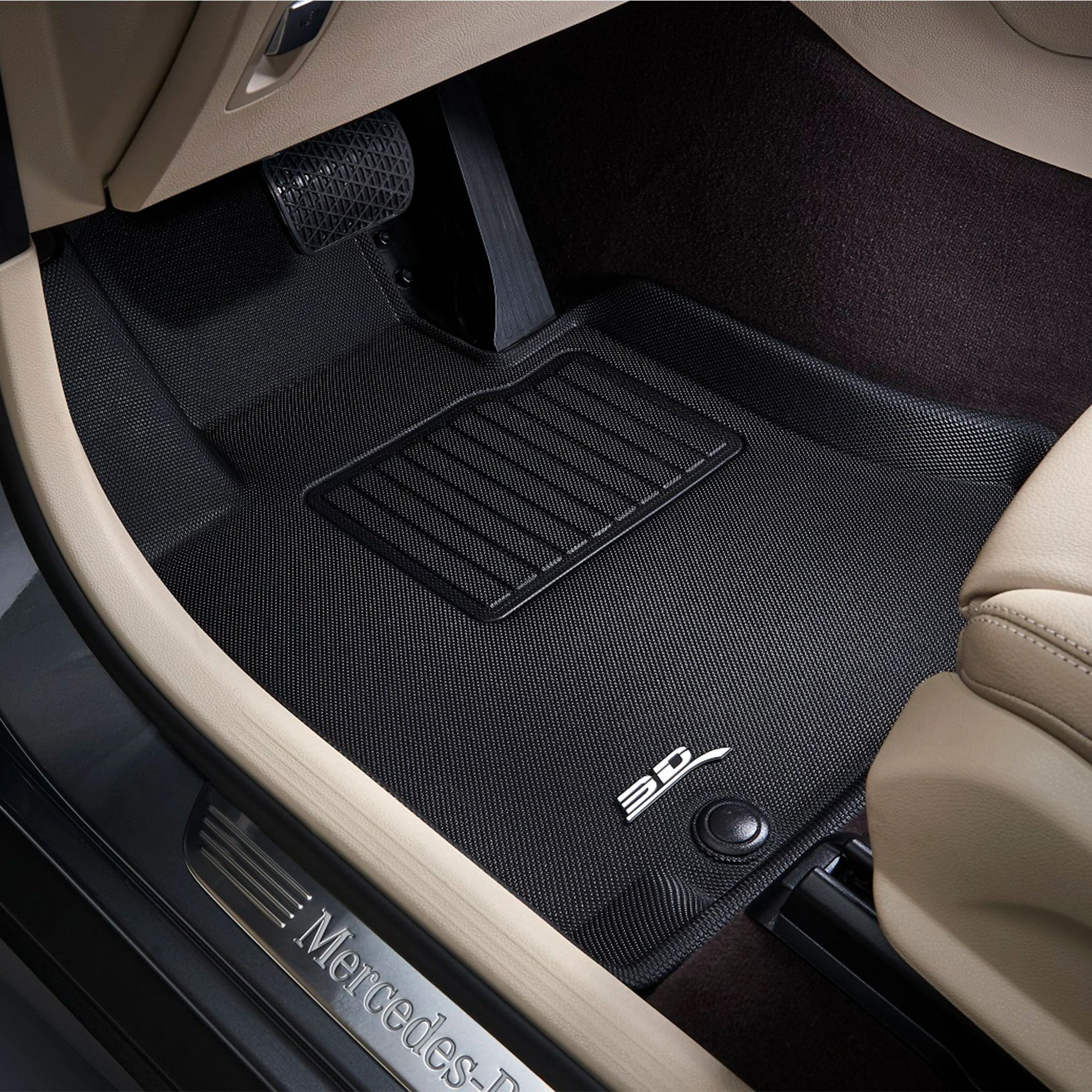 3D MAXpider Kagu Series Front Row Floor Liner Set, 2018-2021 Honda Accord - Image 2