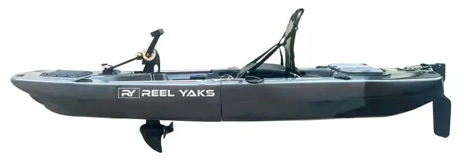9.5ft Raider Modular Propeller Drive Pedal Fishing Kayak | 380lbs Capacity | 2 Piece - Image 5