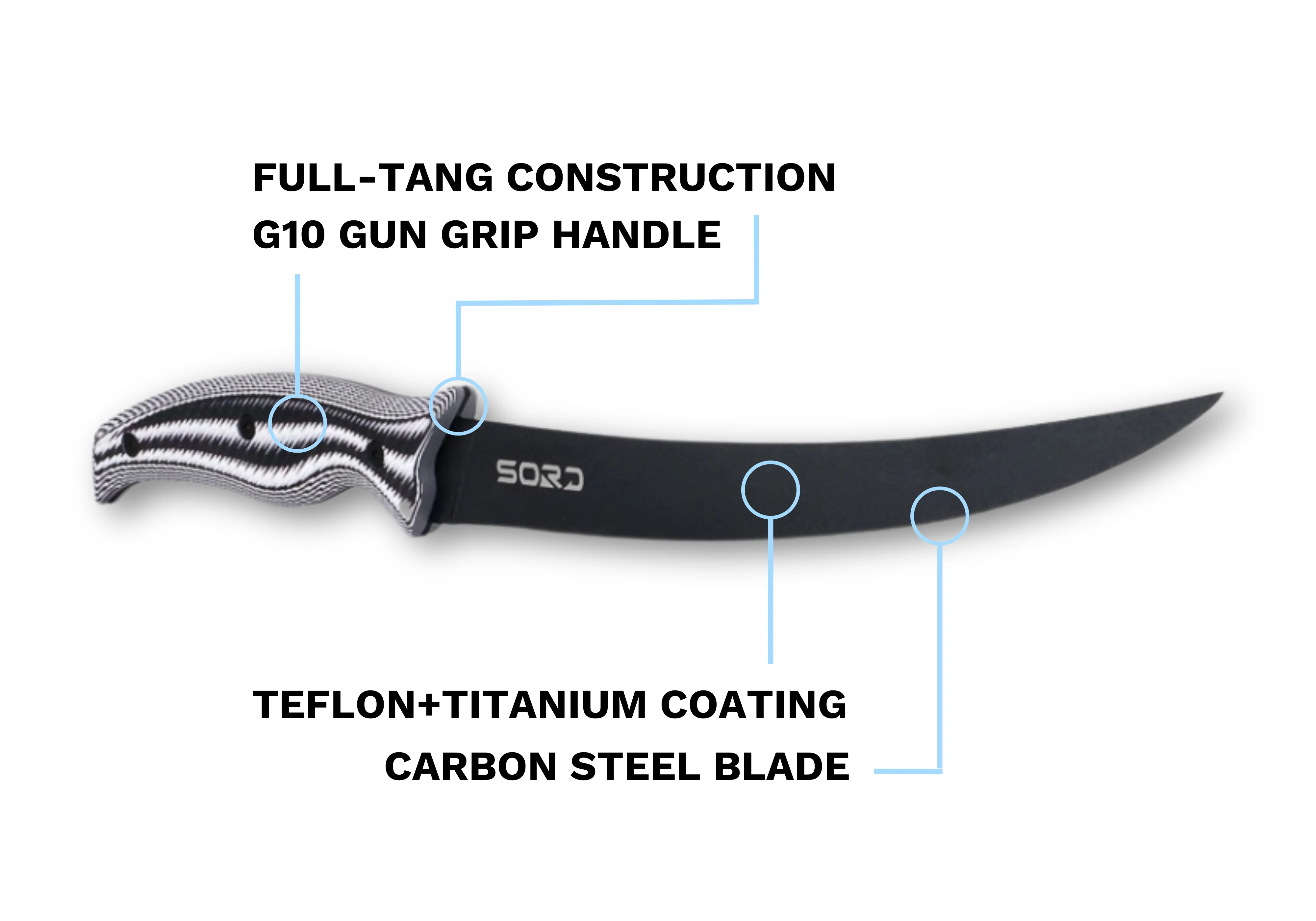 9" FILLET KNIFE - MEDIUM FLEX - Image 4