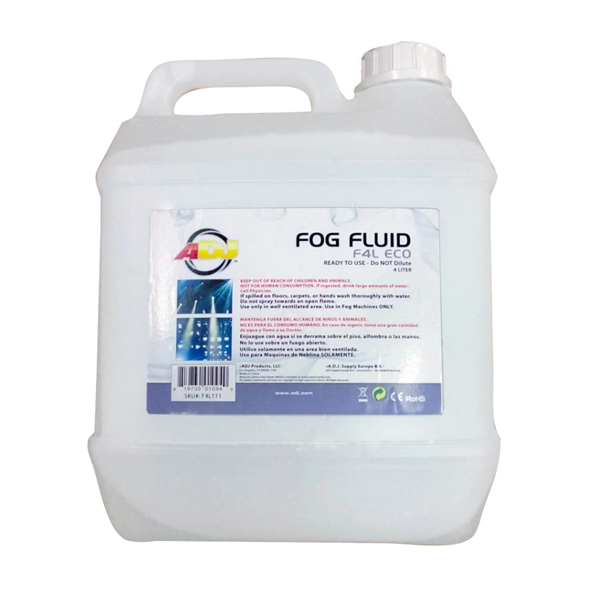 ADJ Entour Faze Portable Fog Machine + ADJ ECO-FOG Fog Machine Liquid, 4 Liter - Image 3