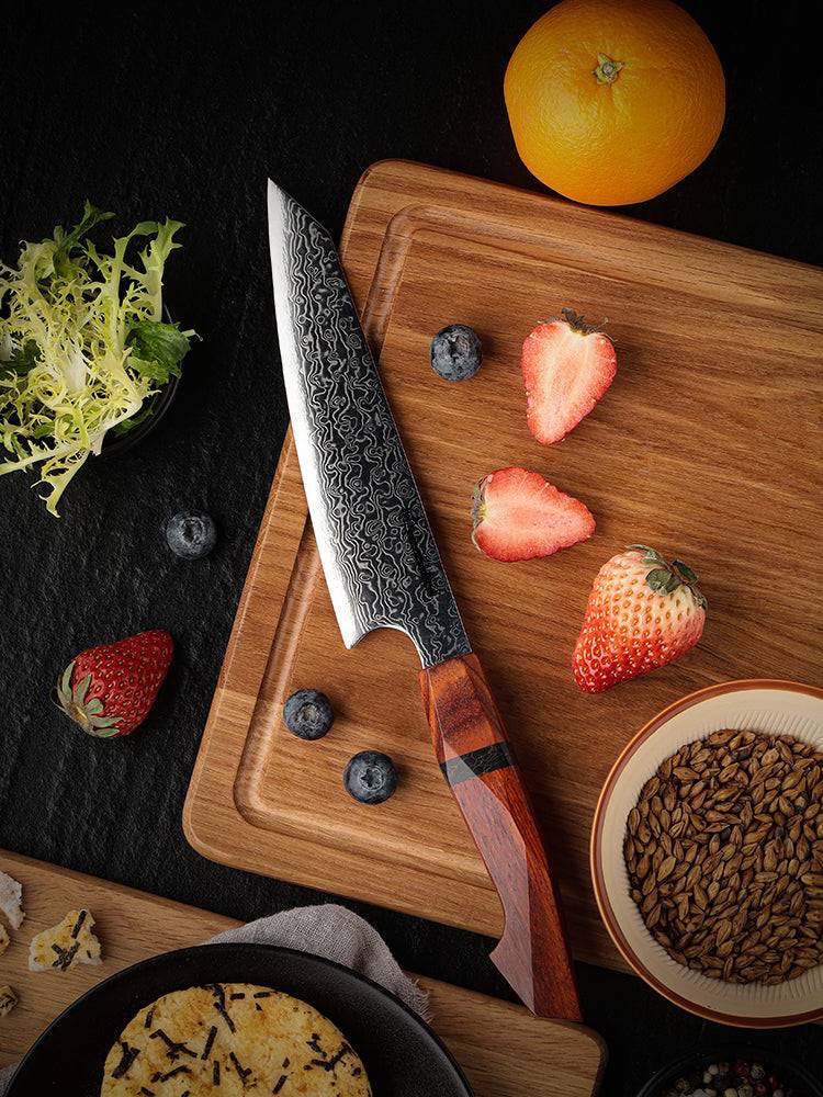 Infinity Japanese Pro Chef Knife Set with Sandalwood & Resin Handles - Image 6