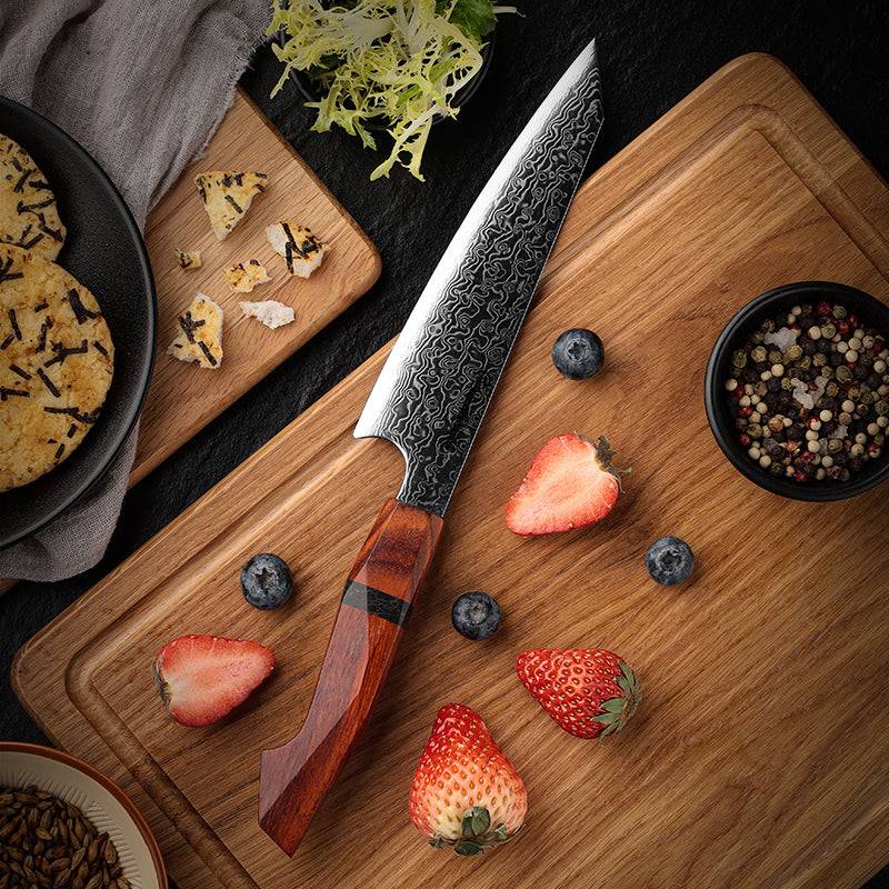 Infinity Japanese Pro Chef Knife Set with Sandalwood & Resin Handles - Image 7