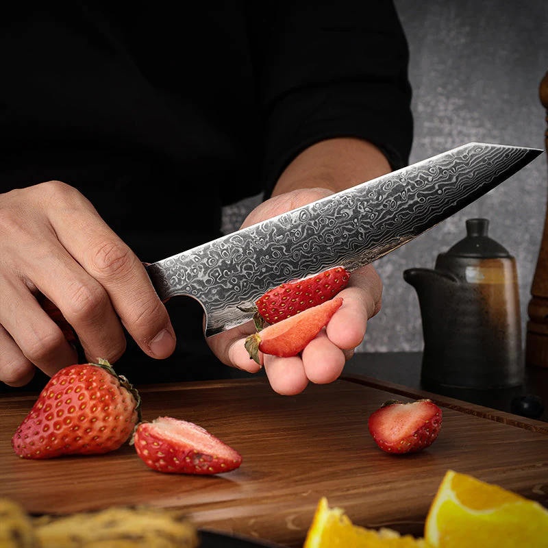 Infinity Japanese Pro Chef Knife Set with Sandalwood & Resin Handles - Image 8
