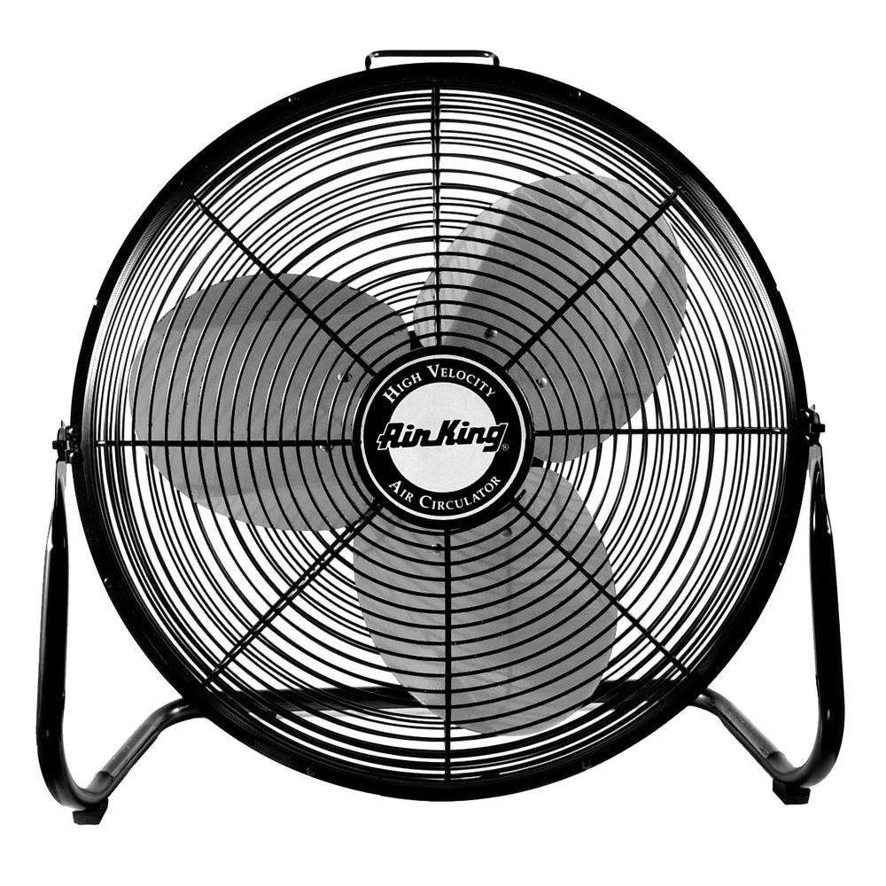 Air King 18" 1/6 HP 3 Speed Heavy Duty Portable Industrial Floor Fan (2 Pack) - Image 2