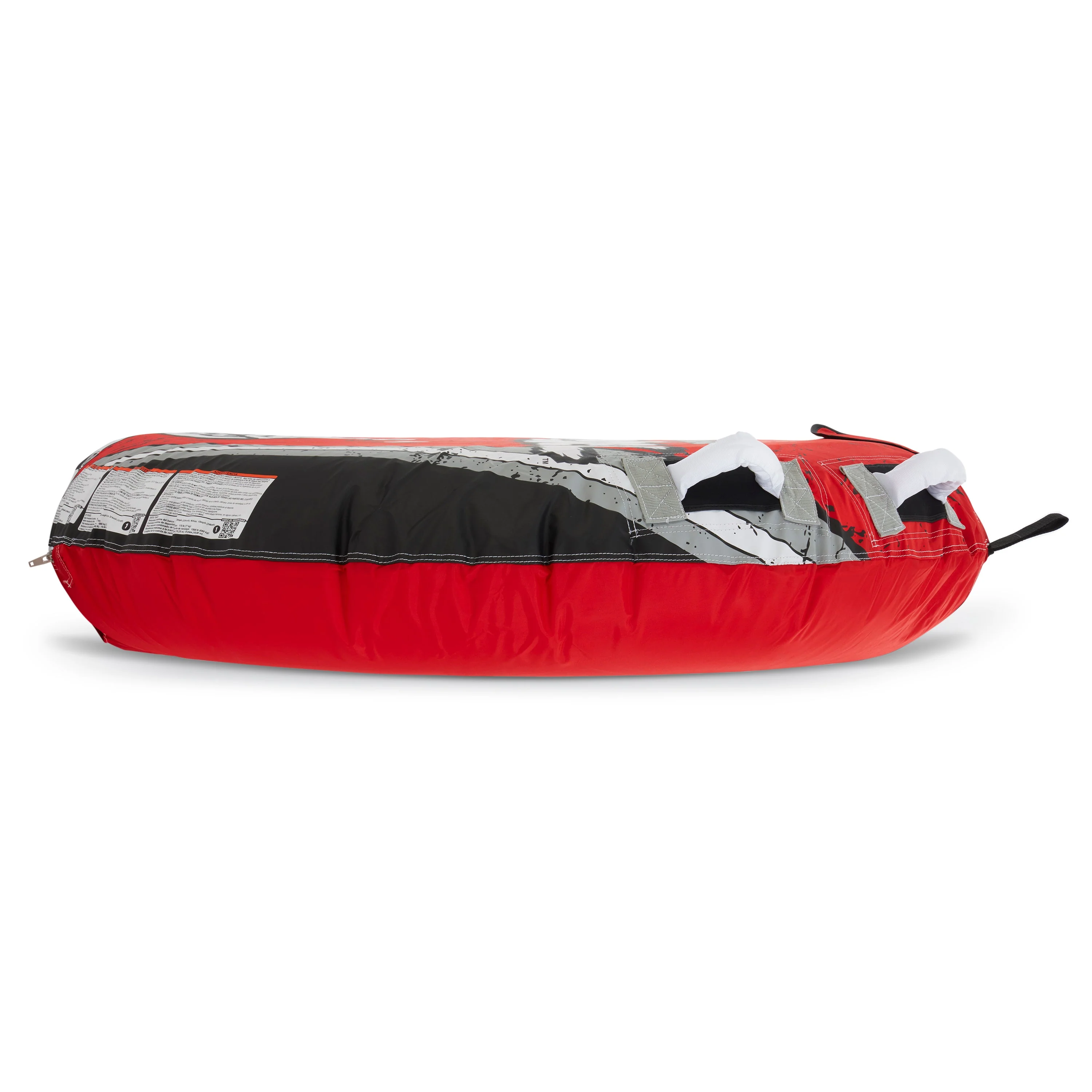 Airhead Rebel 54In 1 Person Red Towable Tube Kit w/ Rope and 12V Pump (2 Pack) - Image 3