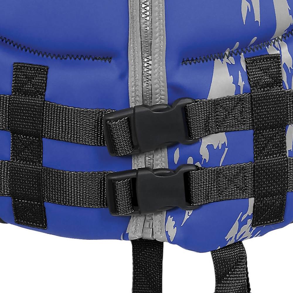 Airhead Swoosh Neolite 30-50 Lb Kwik-Dry Blue Child Life Vest Jacket (12 Pack) - Image 5
