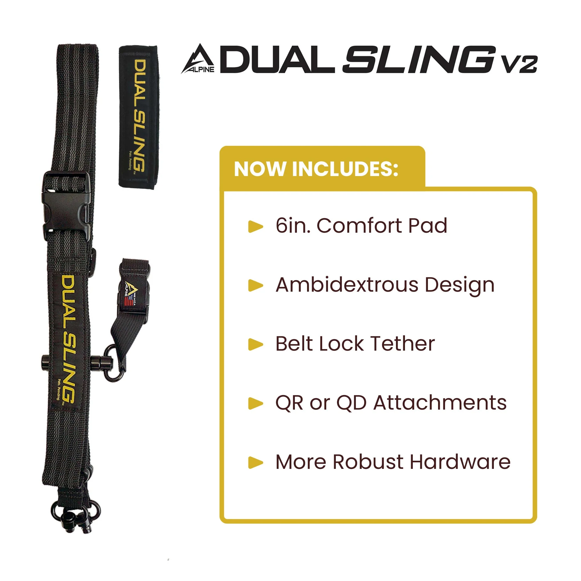 Alpine Dual Sling V2 – The Ultimate Double Shoulder Rifle Sling for Hunters - Image 6