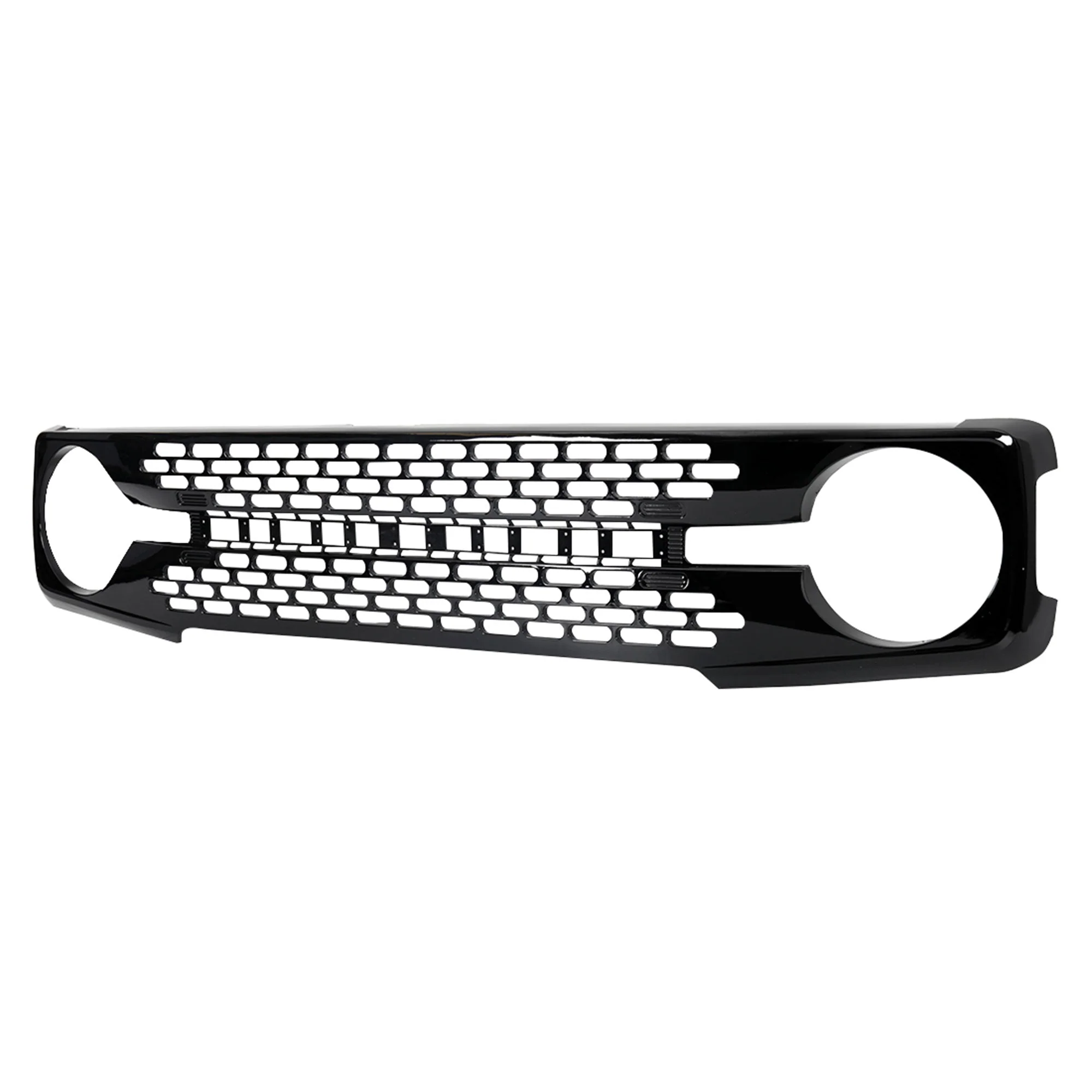 AMERICAN MODIFIED Armor Grille w/DIY Letters for 21-23 Ford Bronco, Glossy Black - Image 9