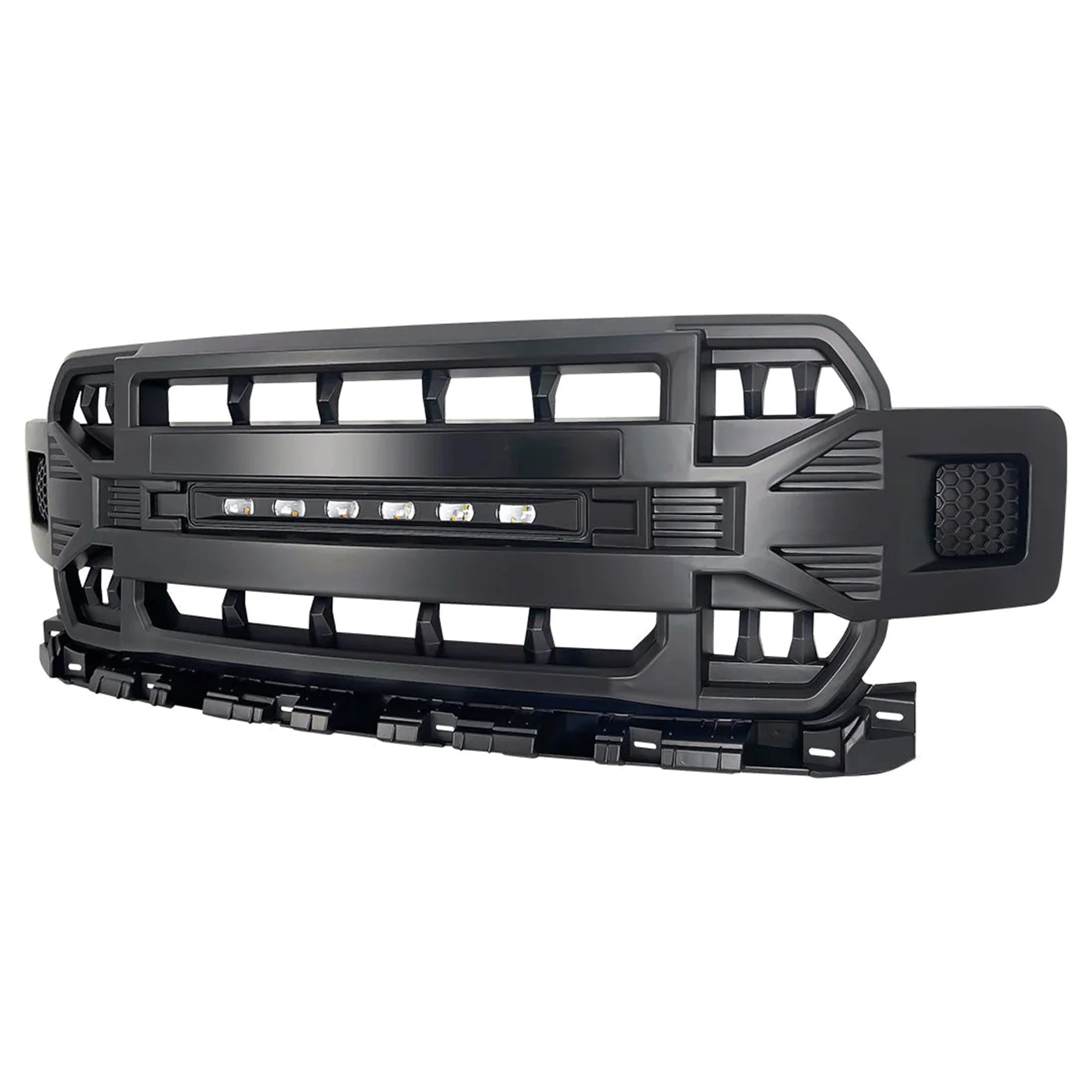 AMERICAN MODIFIED Armor Grille with Off Road Lights for 2018-2020 Ford F150 - Image 10