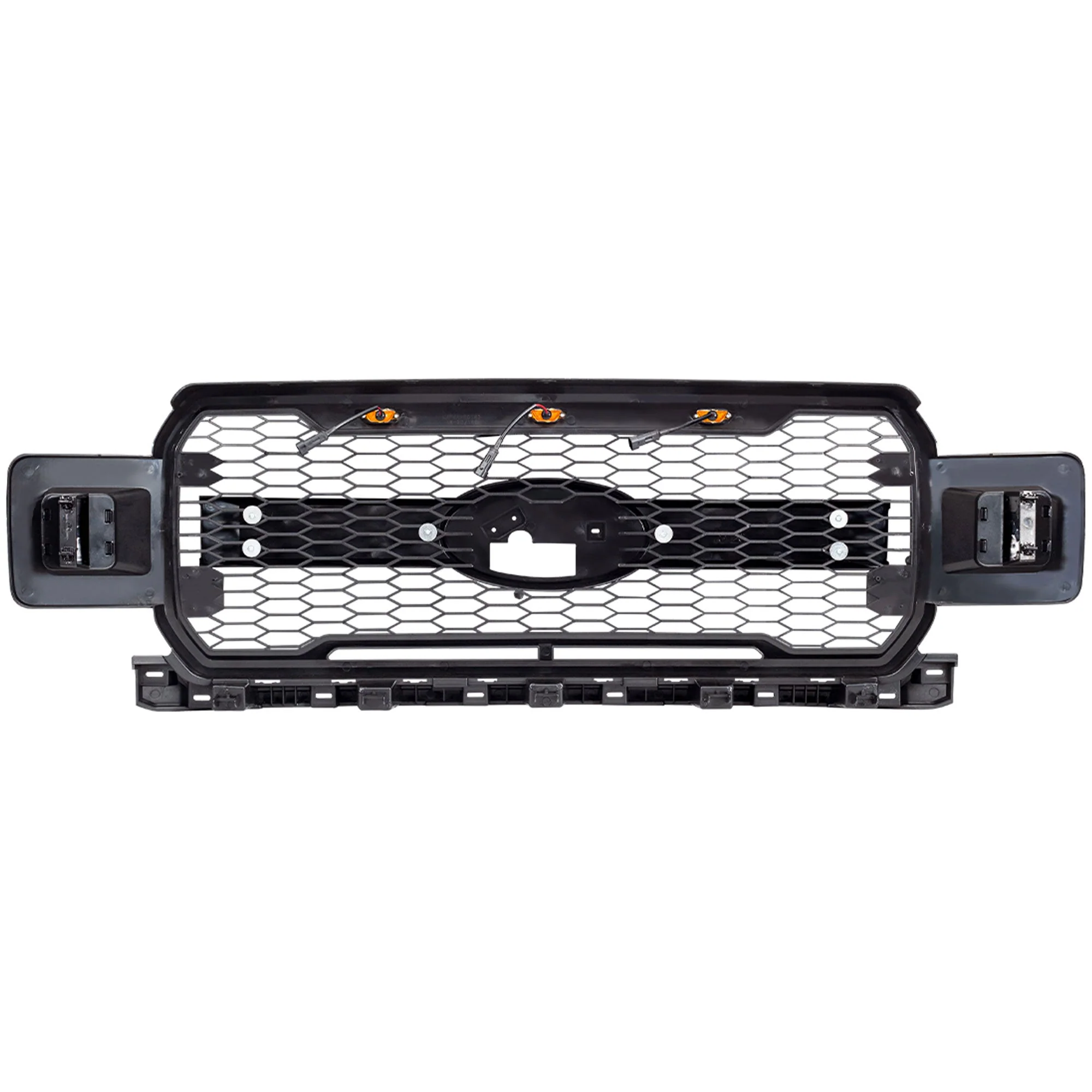 AMERICAN MODIFIED Raptor Style Mesh Grille for 2018-2020 Ford F150, Matte Black - Image 12
