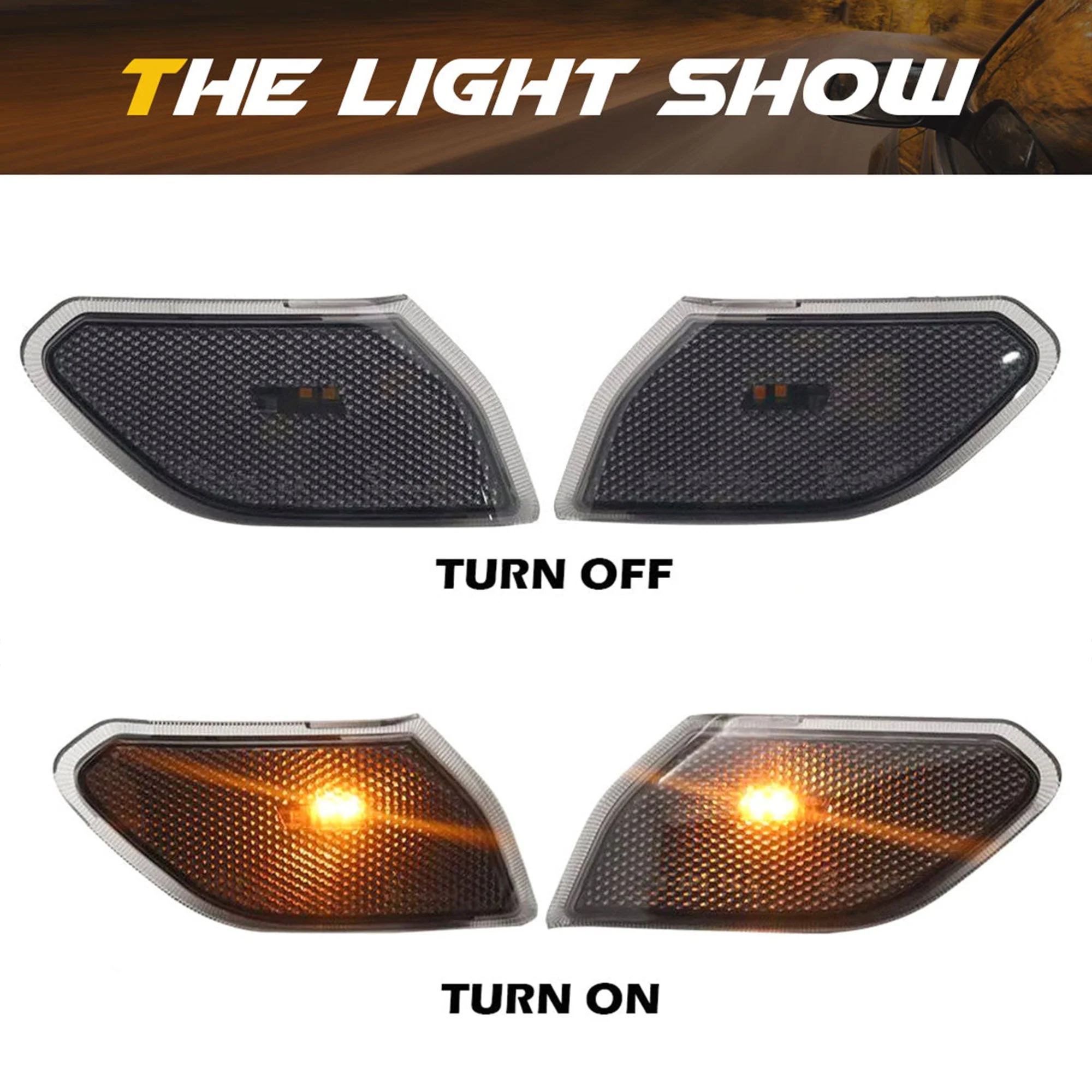 AMERICAN MODIFIED Side & Fender Lights, 18-24 Wrangler JL, w/Sequential Signal - Image 4