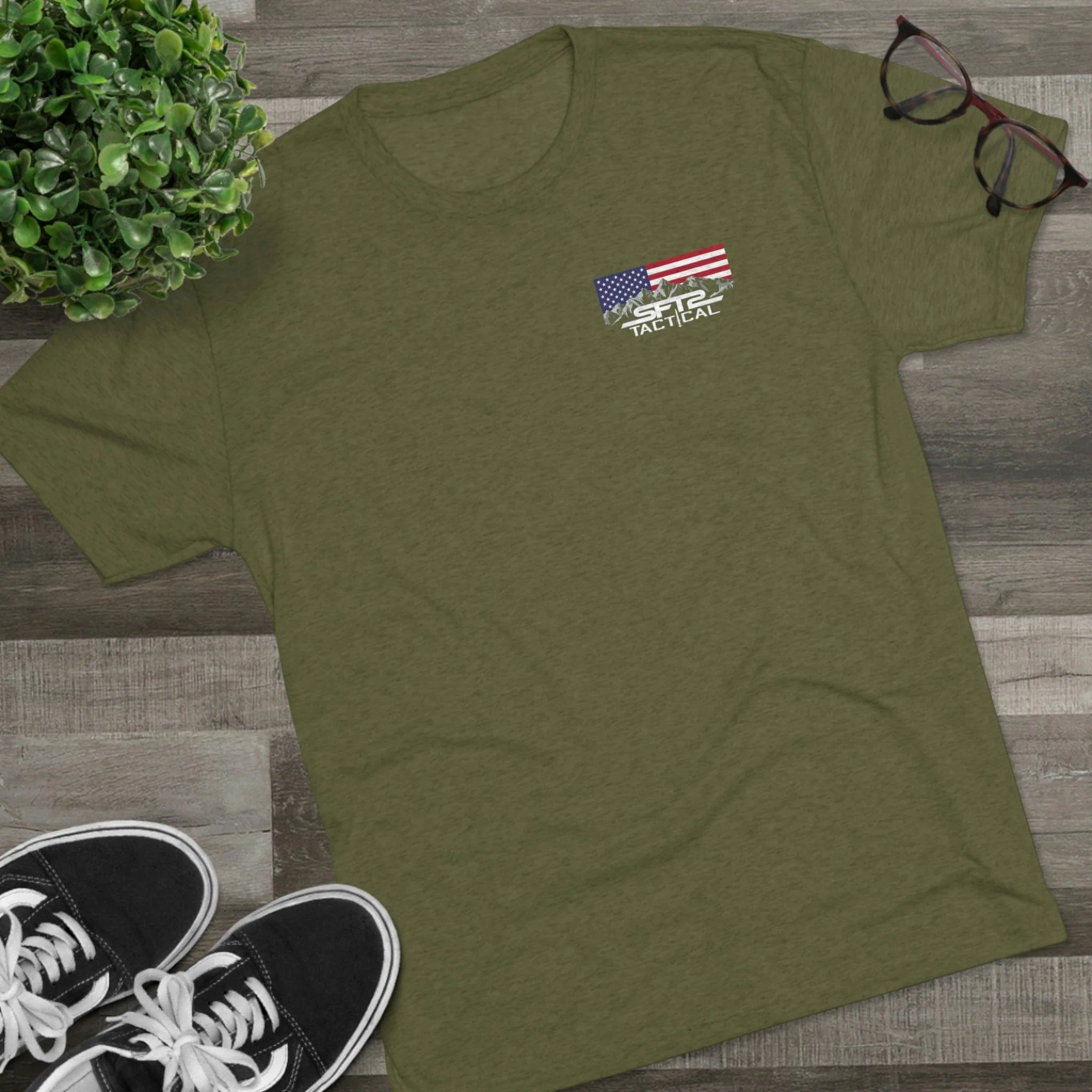 American Waterfowl - Tri-Blend Crew Tee - Image 4