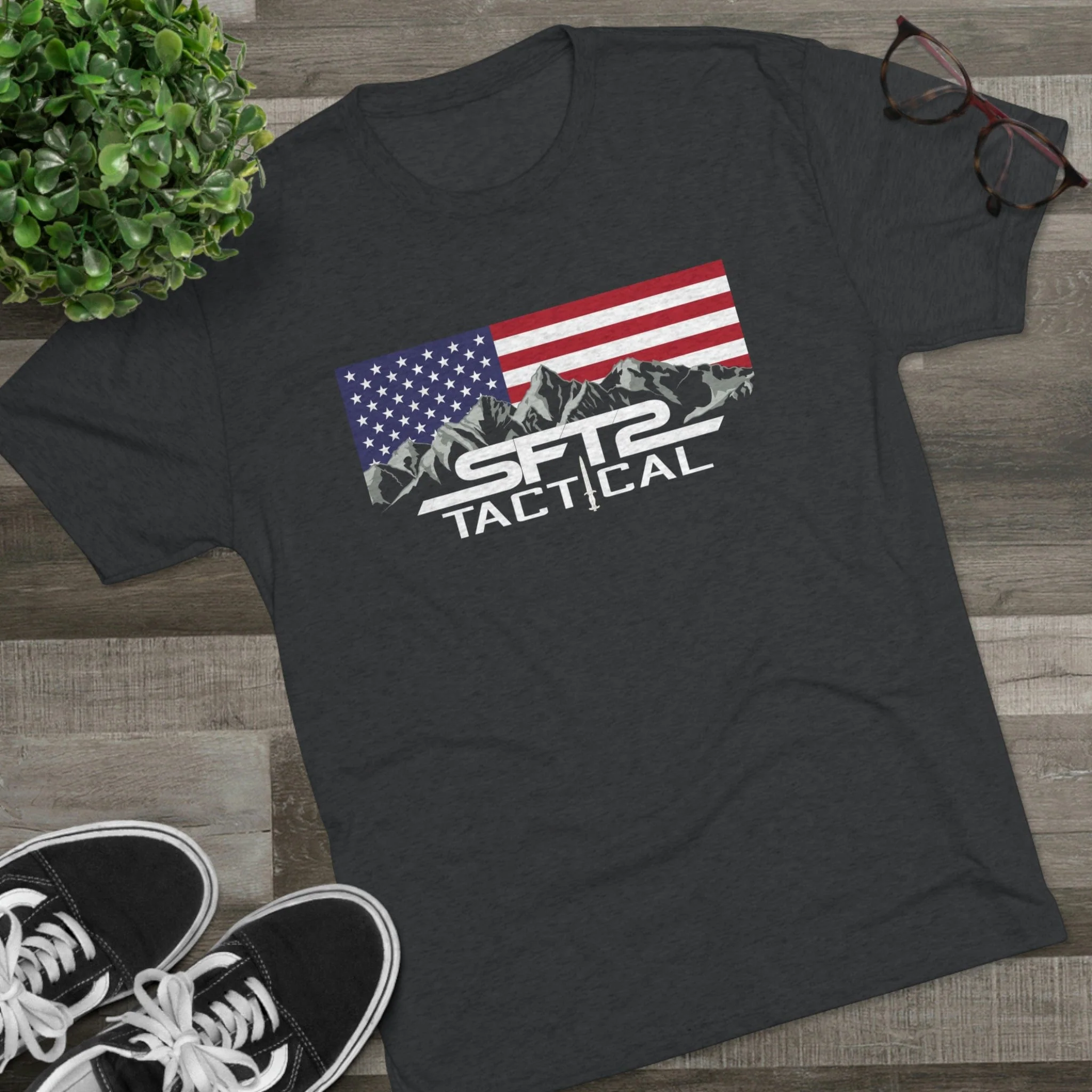 America's Favorite Logo Tri-Blend Crew Tee - Image 7