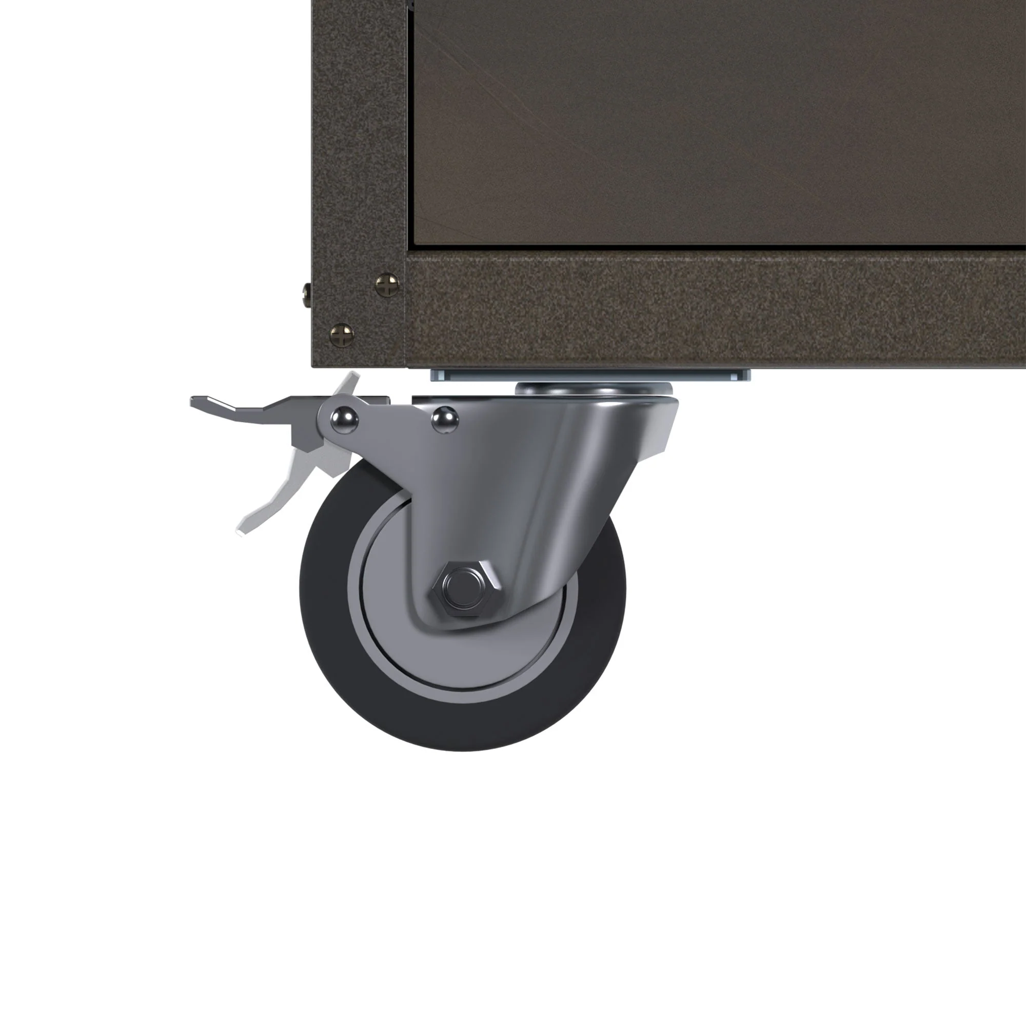 AOBABO Steel Lockable Wheeled Tool Storage Cabinet with Drawer & Shelves, Black - Image 10