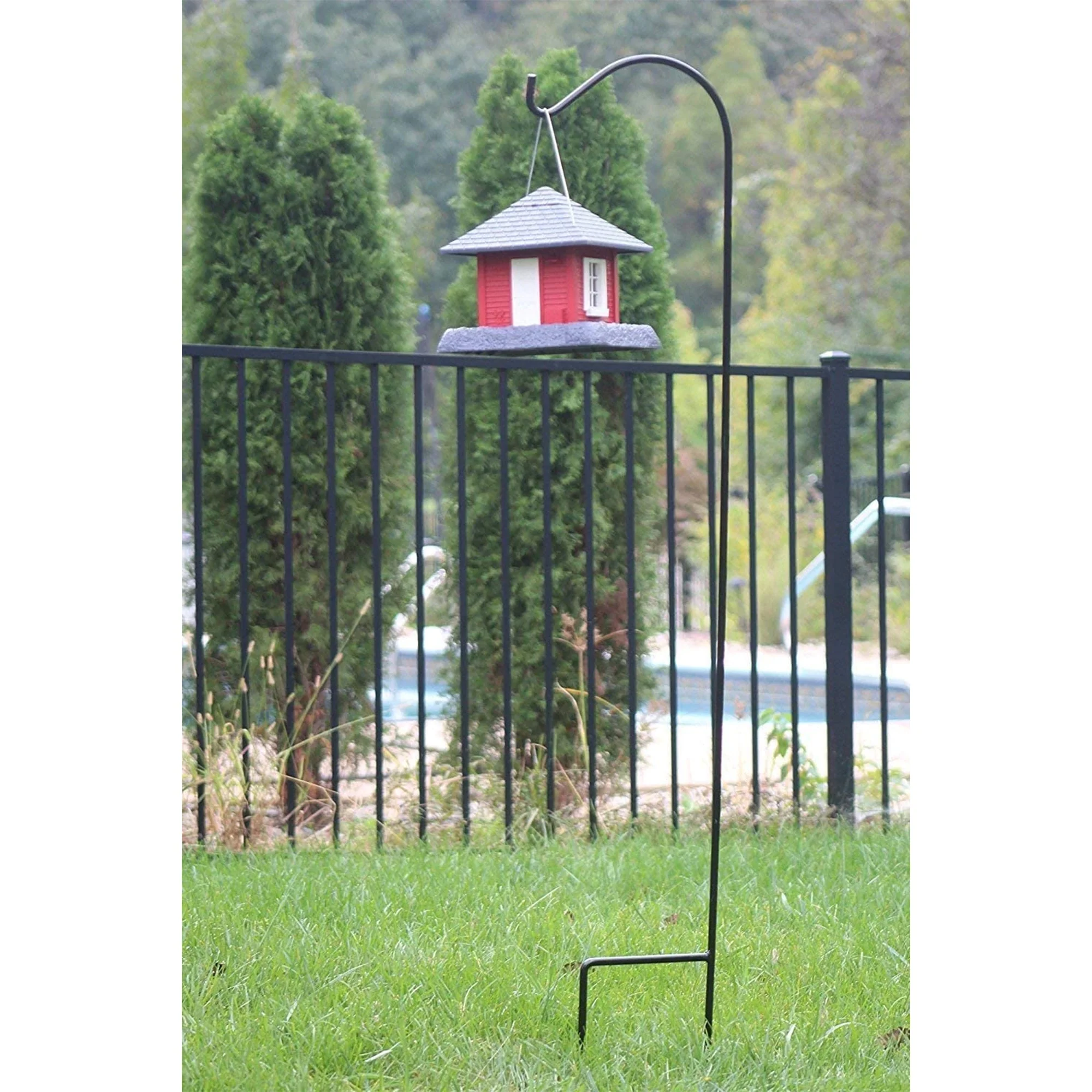 Ashman Shepherd Hook for Plants and Bird Feeders, 65 Inches Tall, 1 Side, 4 Pack - Image 10