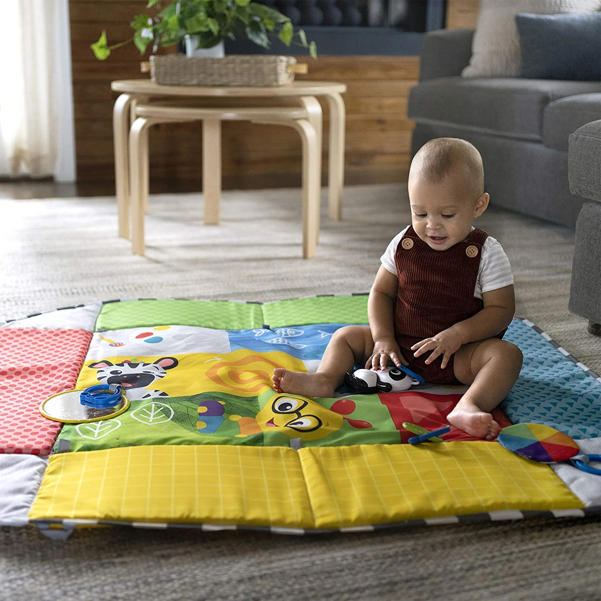 Baby Einstein Newborn 5 in 1 Ball Pit Gym Playspace Activity Play Center Mat - Image 10