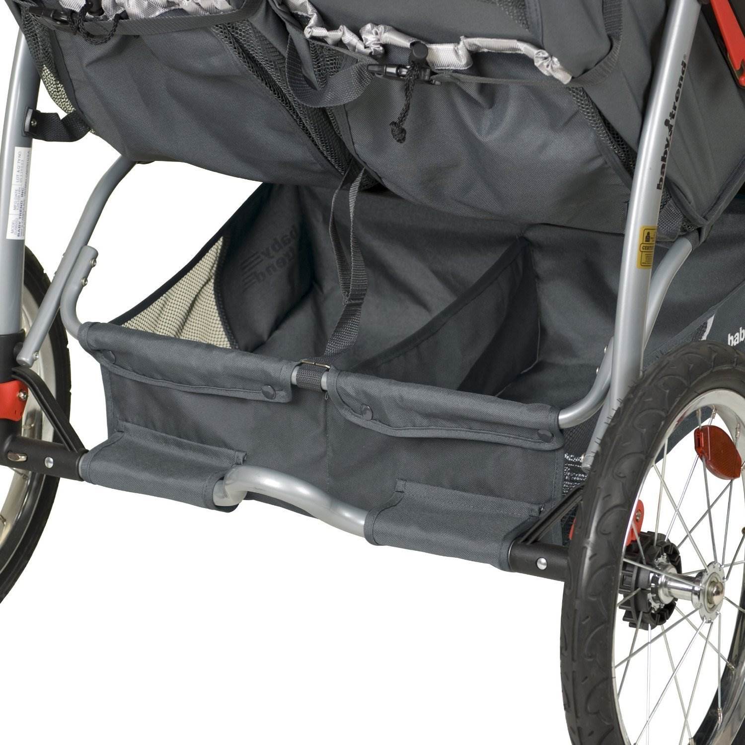 Baby Trend Expedition DJ96715R Lightweight Swivel Double Jogger Stroller, Elixer - Image 5
