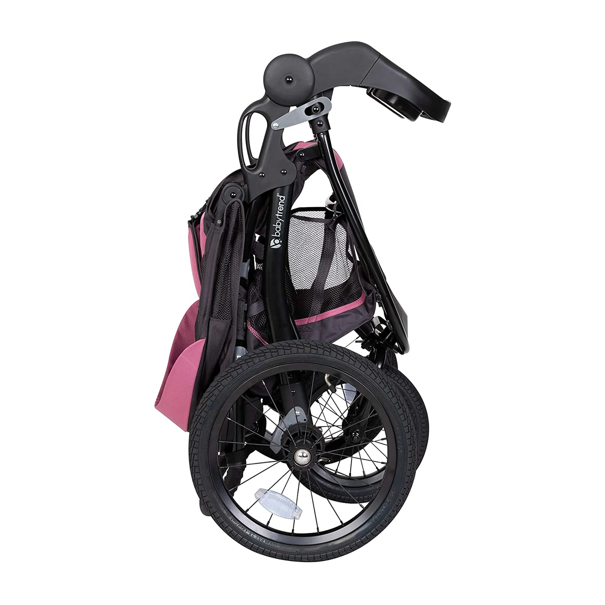 Baby Trend Expedition Race Tec Jogger Toddler Baby Foldable Stroller, Cassis - Image 5