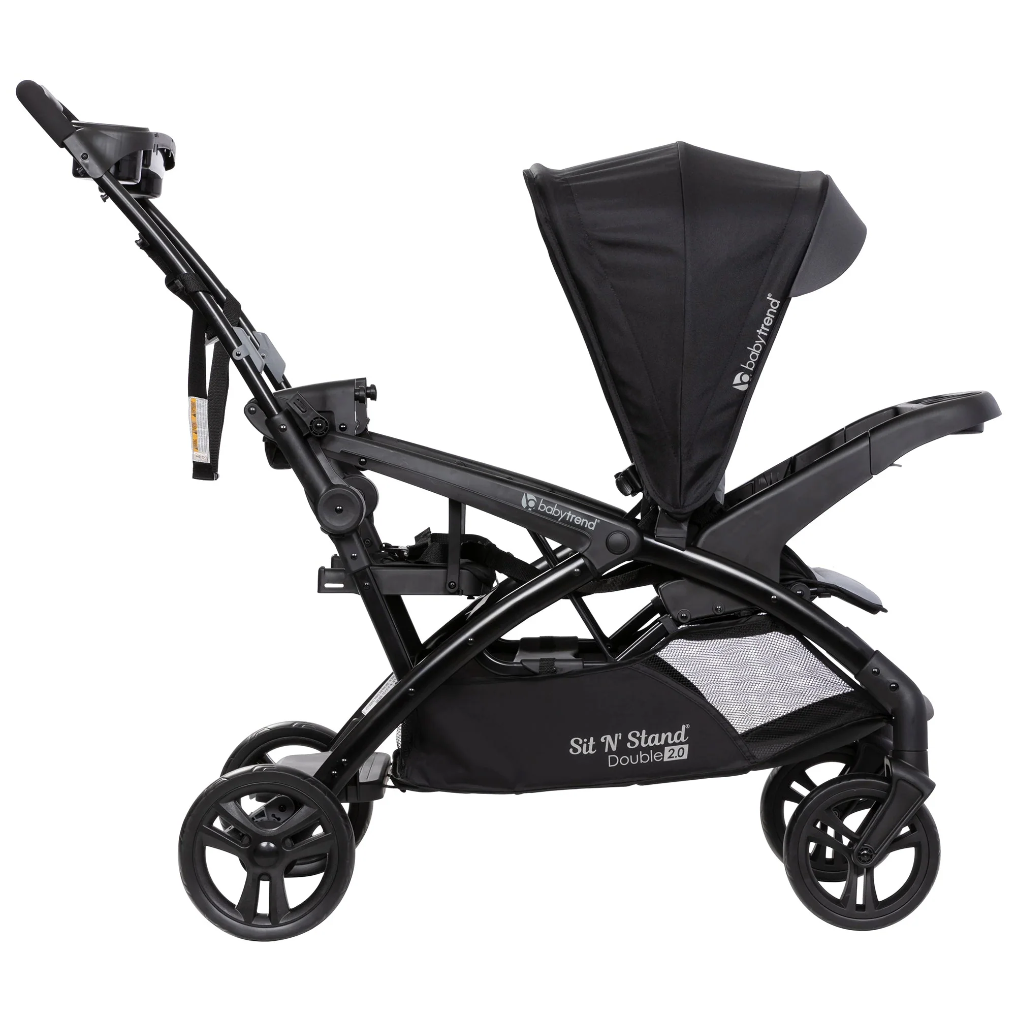Baby Trend Sit N Stand Double Stroller with EZ-Lift Plus Infant Car Seat, Stormy - Image 12
