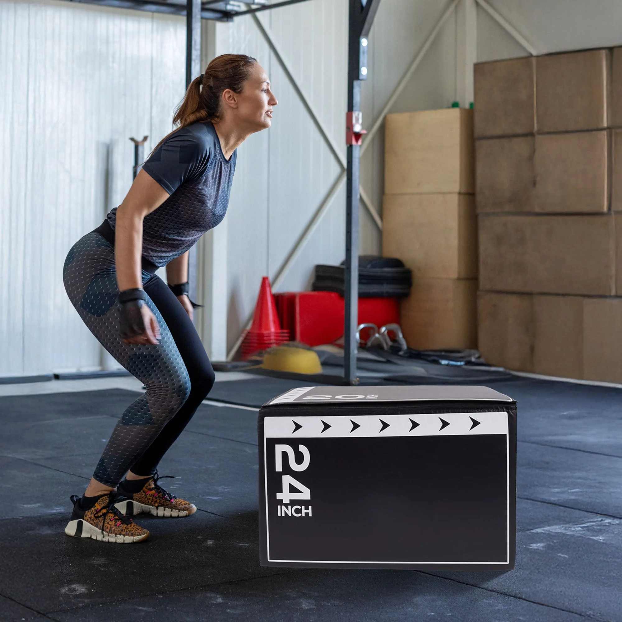 BalanceFrom Fitness 10 Pound Versatile 3 in 1 Plyometric Jumping Exercise Box - Image 5