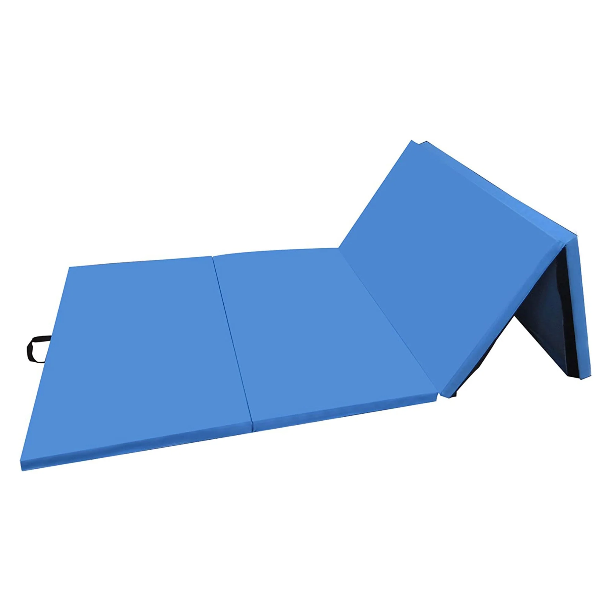 BalanceFrom Fitness 120x48in All Purpose Folding Gymnastics Mat, Blue (2 Pack) - Image 8