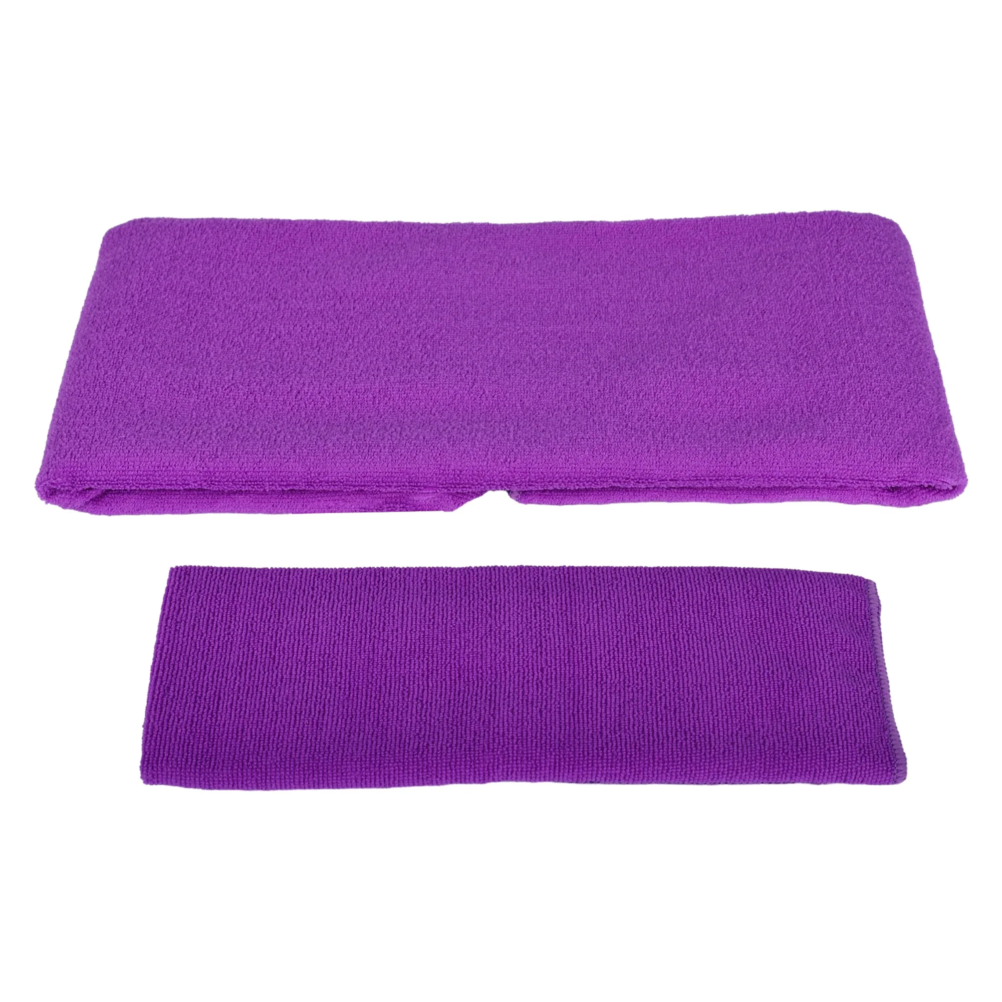 BalanceFrom Fitness 7 Piece Yoga Set with Mat, Stretch Strap, & Knee Pad, Purple - Image 8