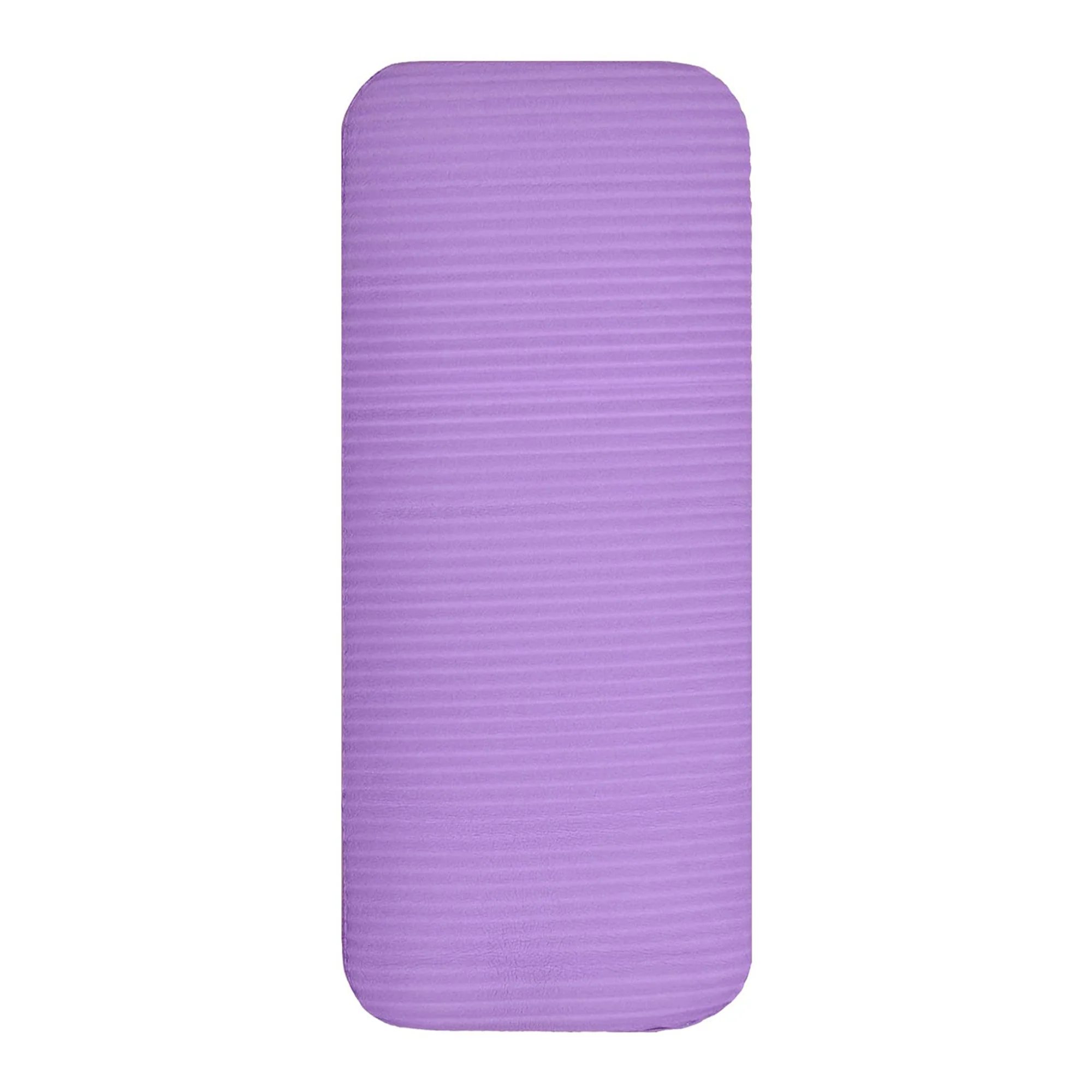 BalanceFrom Fitness GoYoga+ 71x24in Exercise Yoga Mat w/Knee Pad & Strap, Purple - Image 5