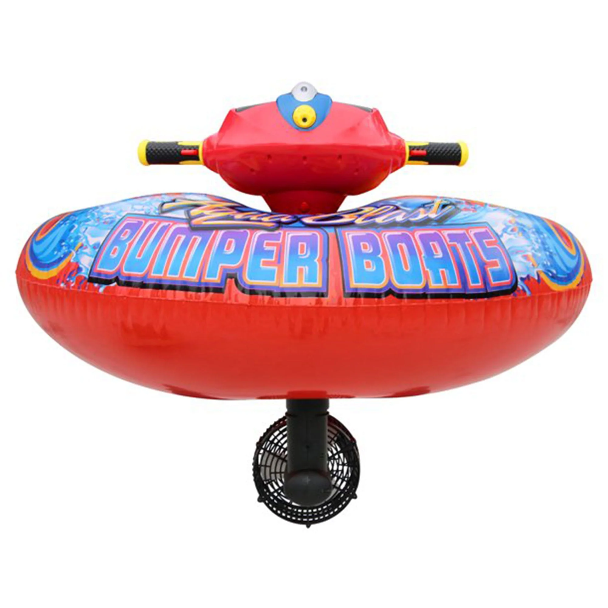 Banzai Aqua Blast Motorized Bumper Boat Inflatable Pool Float Water Toy, Red - Image 10
