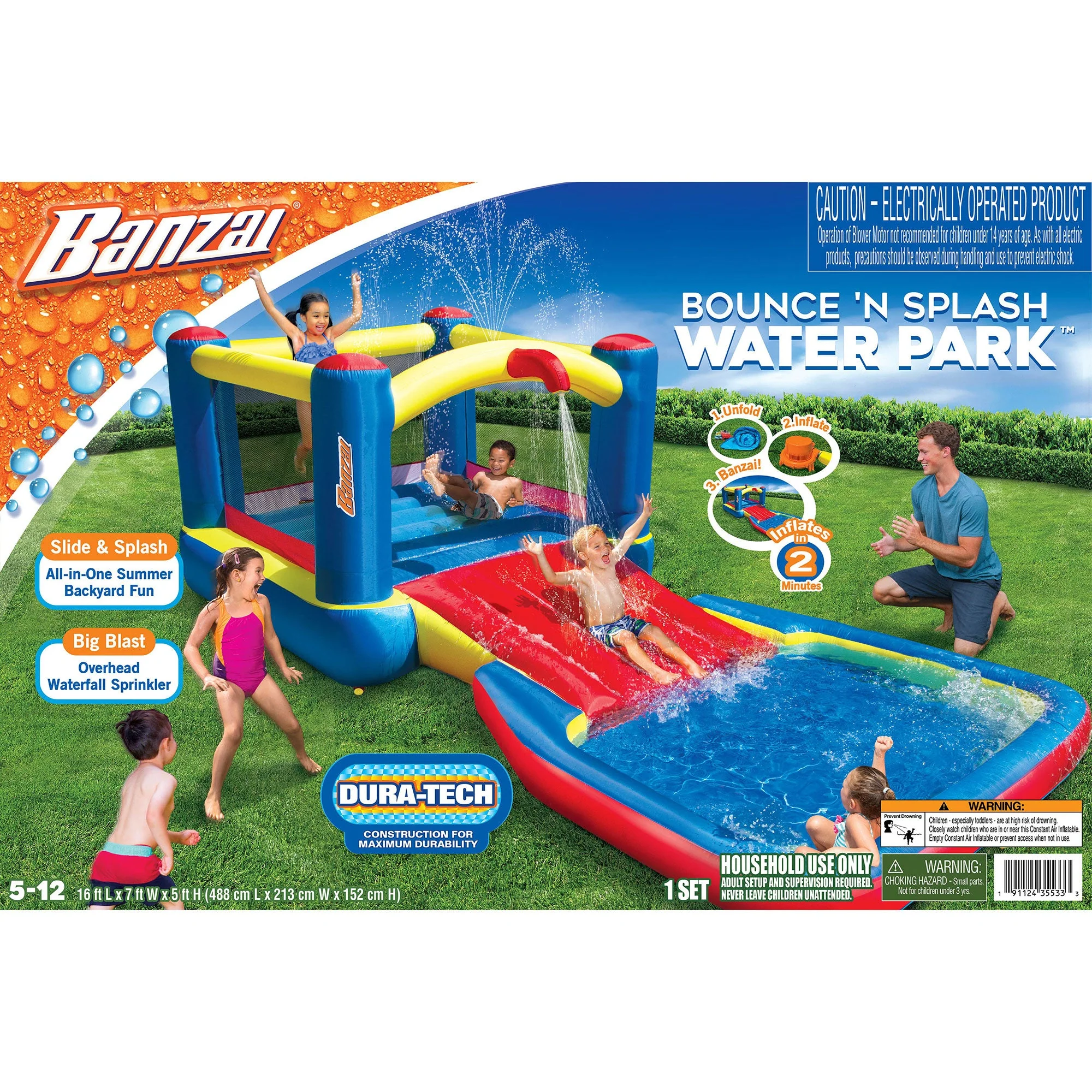 Banzai Battle Bop Combo Pack Gloves & Bumpers, 2 Pair & Bounce N Splash Play Set - Image 10