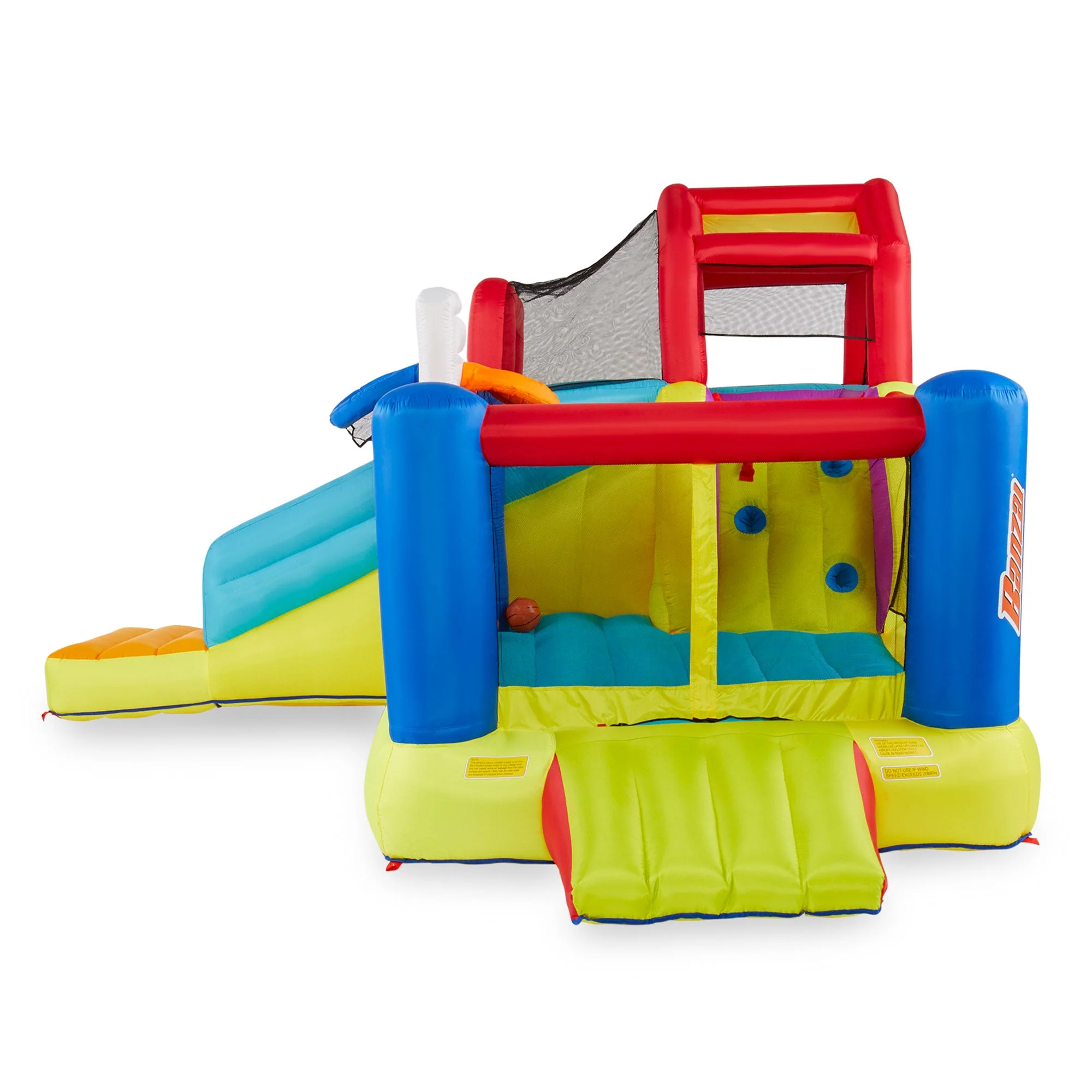 Banzai Outdoor Bounce House with Slide, Climbing Wall and 2 Sports Activities - Image 8
