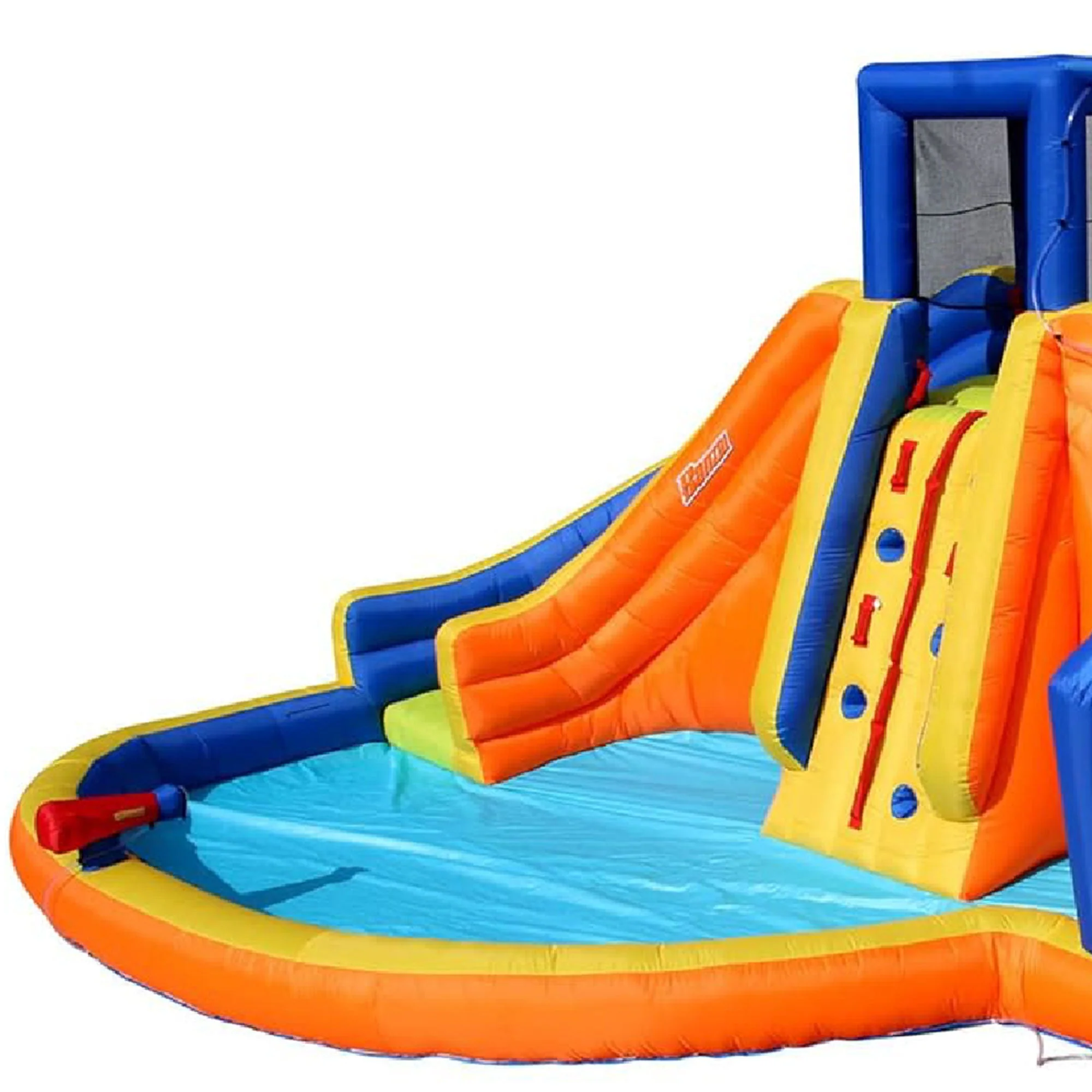 Banzai Rapid Falls Dual Slides Outdoor Water Park Climbing Rope Lagoon, Ages 5+ - Image 6
