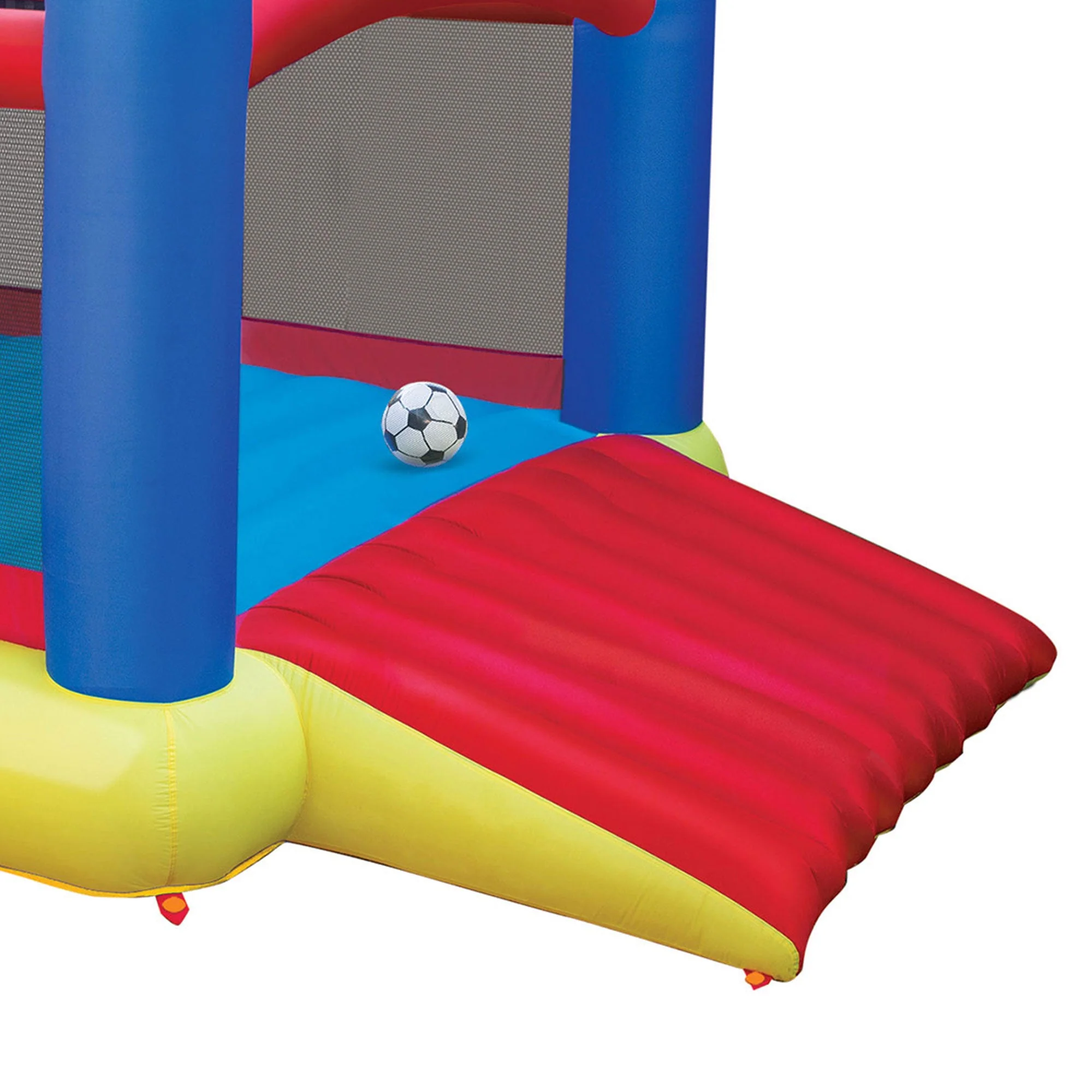 Banzai Slide 'n Score Outdoor Activity Bouncer Inflatable Bounce House w/ Games - Image 11