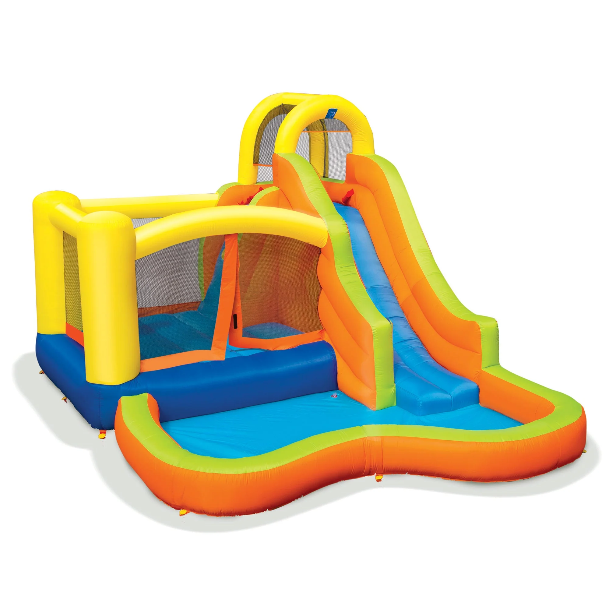 Banzai Sun 'N Splash Fun Inflatable Bounce House and Water Slide w/ Accessories - Image 2