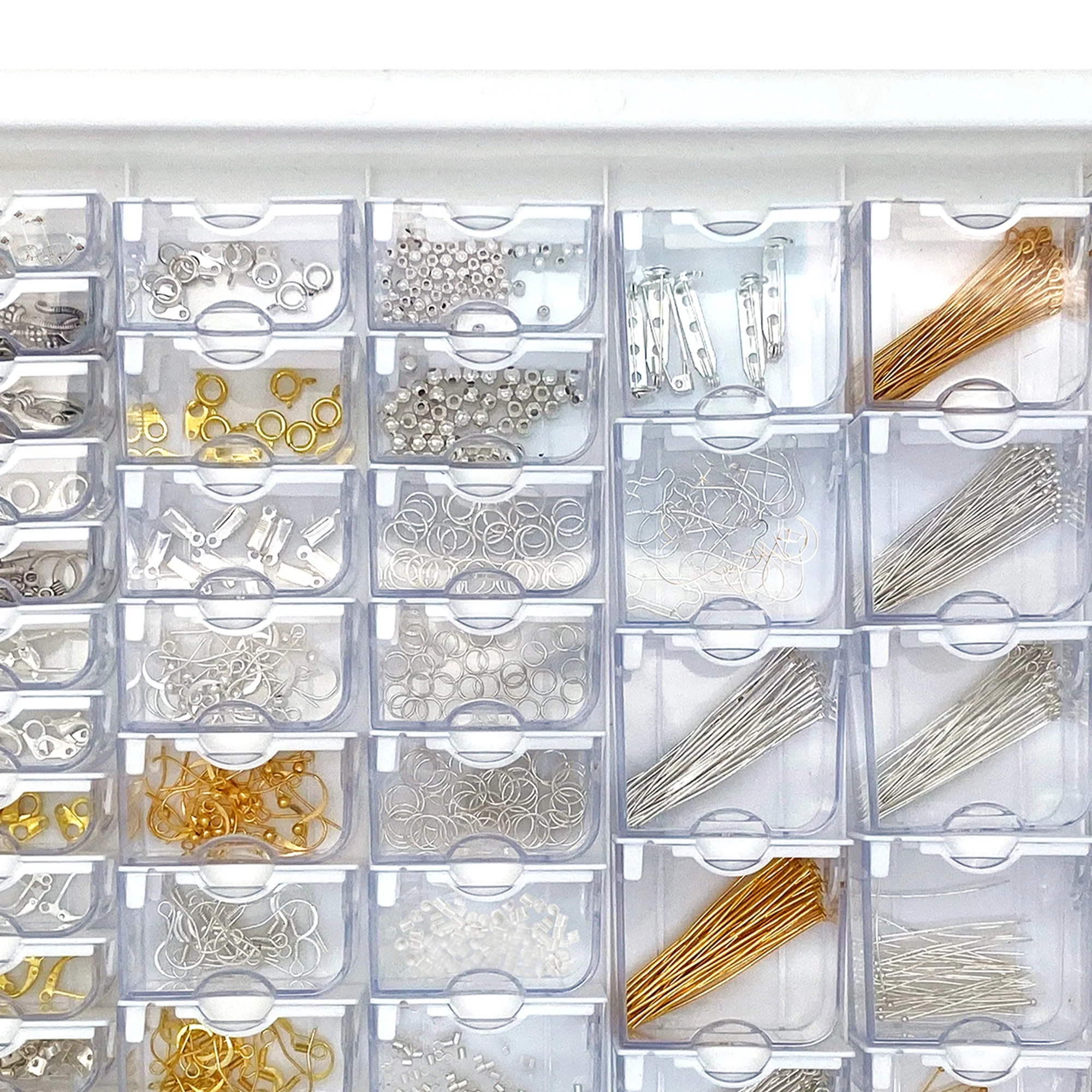 Bead Storage Solutions Elizabeth Ward 1,111pc Assorted Jewelry Findings Tray - Image 5