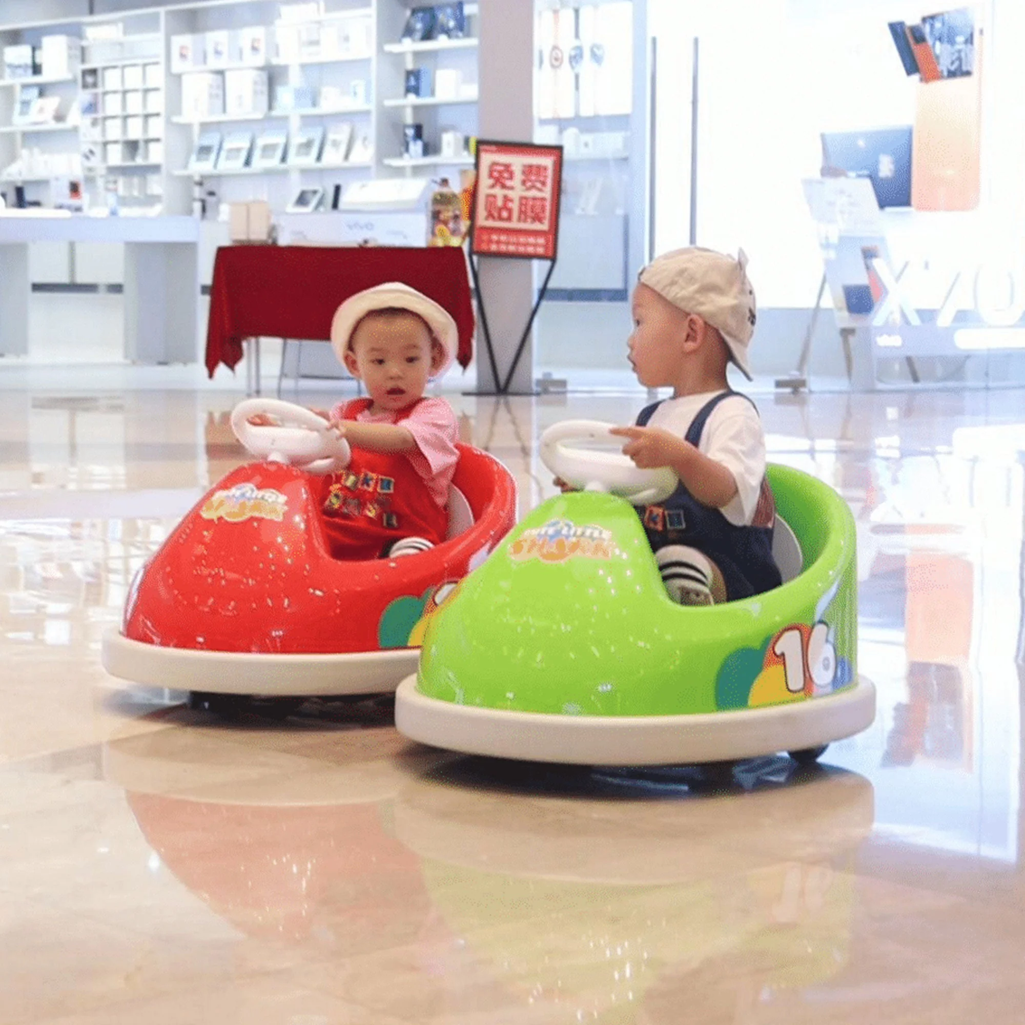 Best Ride On Cars Bumperz 6V Kids Electric Battery Powered Bumper Car, Yellow - Image 3