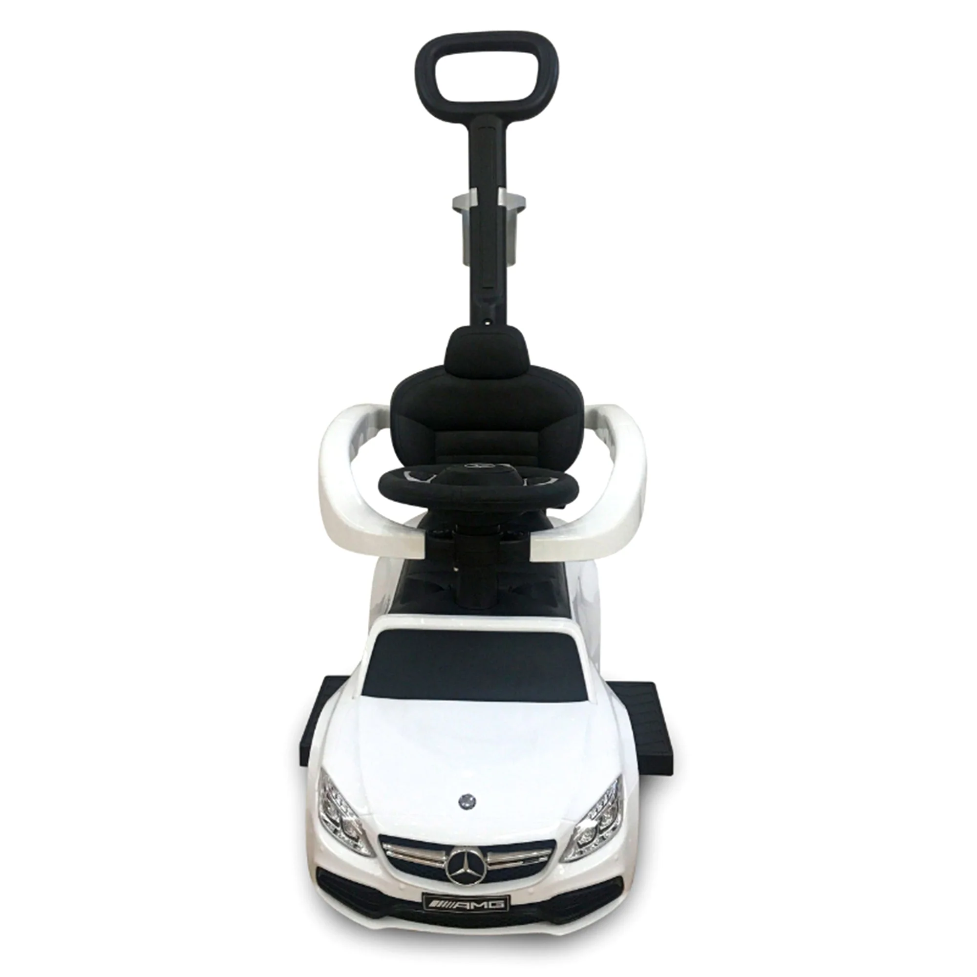 Best Ride on Cars Mercedes C63 3 in 1 Ride On Push Car w/ Removable Stroller Bar - Image 2