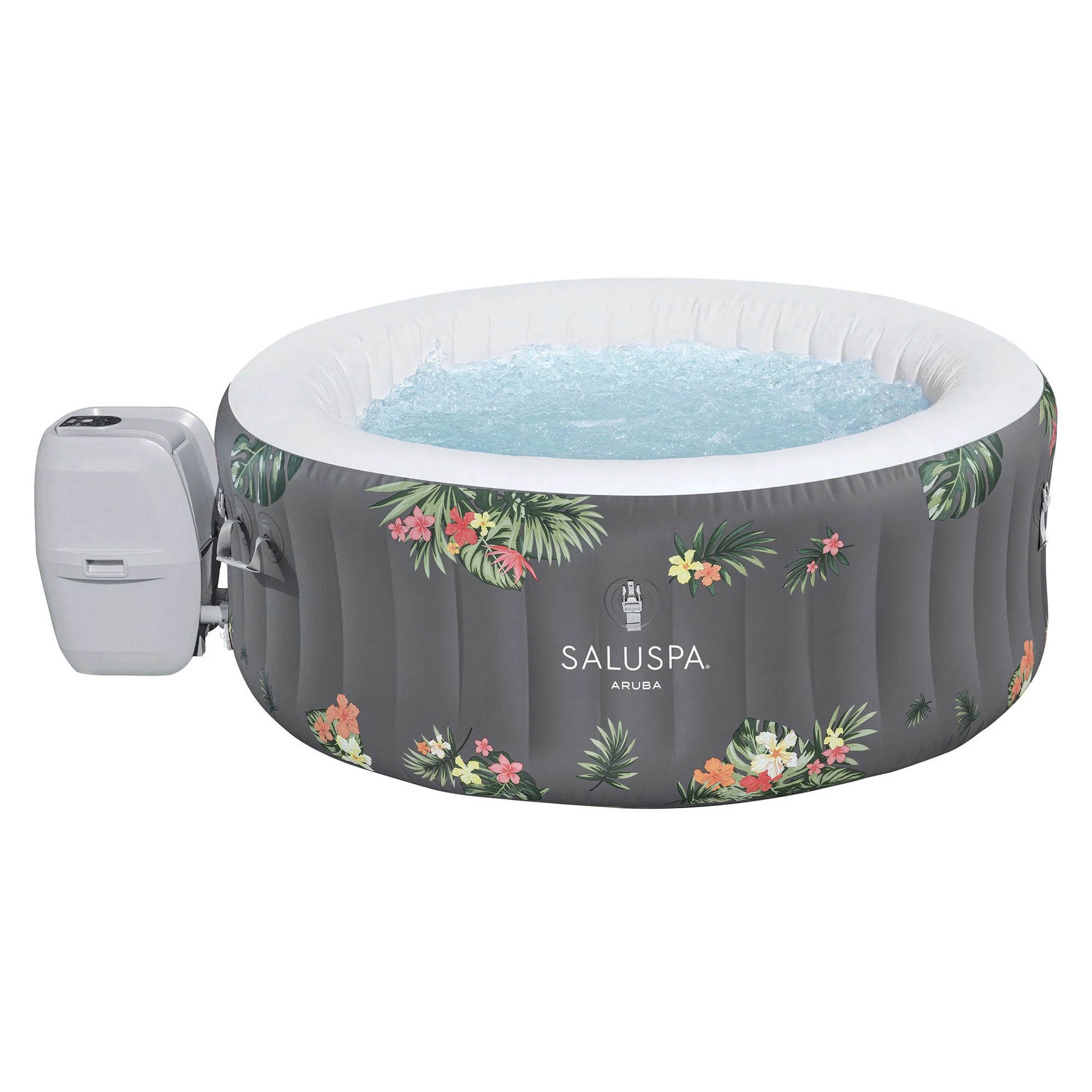 Bestway Aruba AirJet Hot Tub with 2 Non-Slip Spa Seat and 2 Headrest Pillows - Image 12