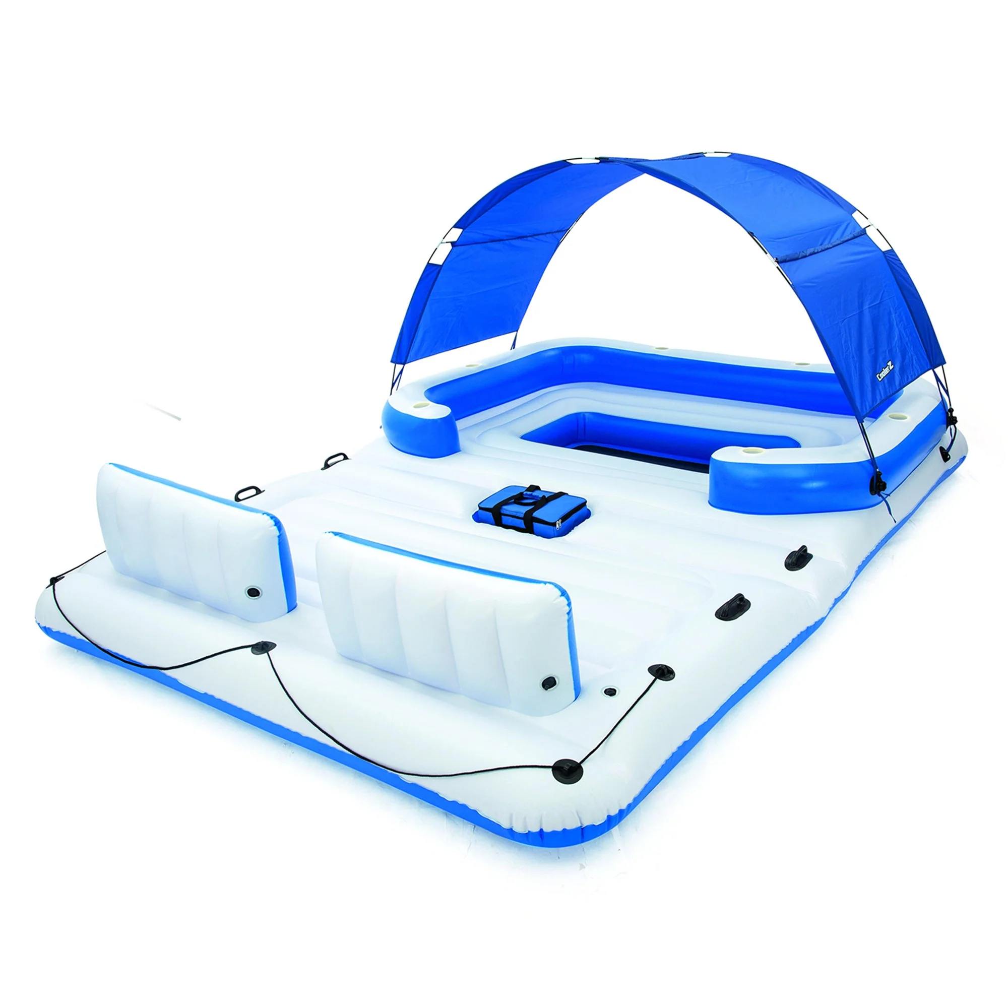 Bestway H2OGO! Inflatable Water Slide & Tropical Breeze Party Island Water Float - Image 3