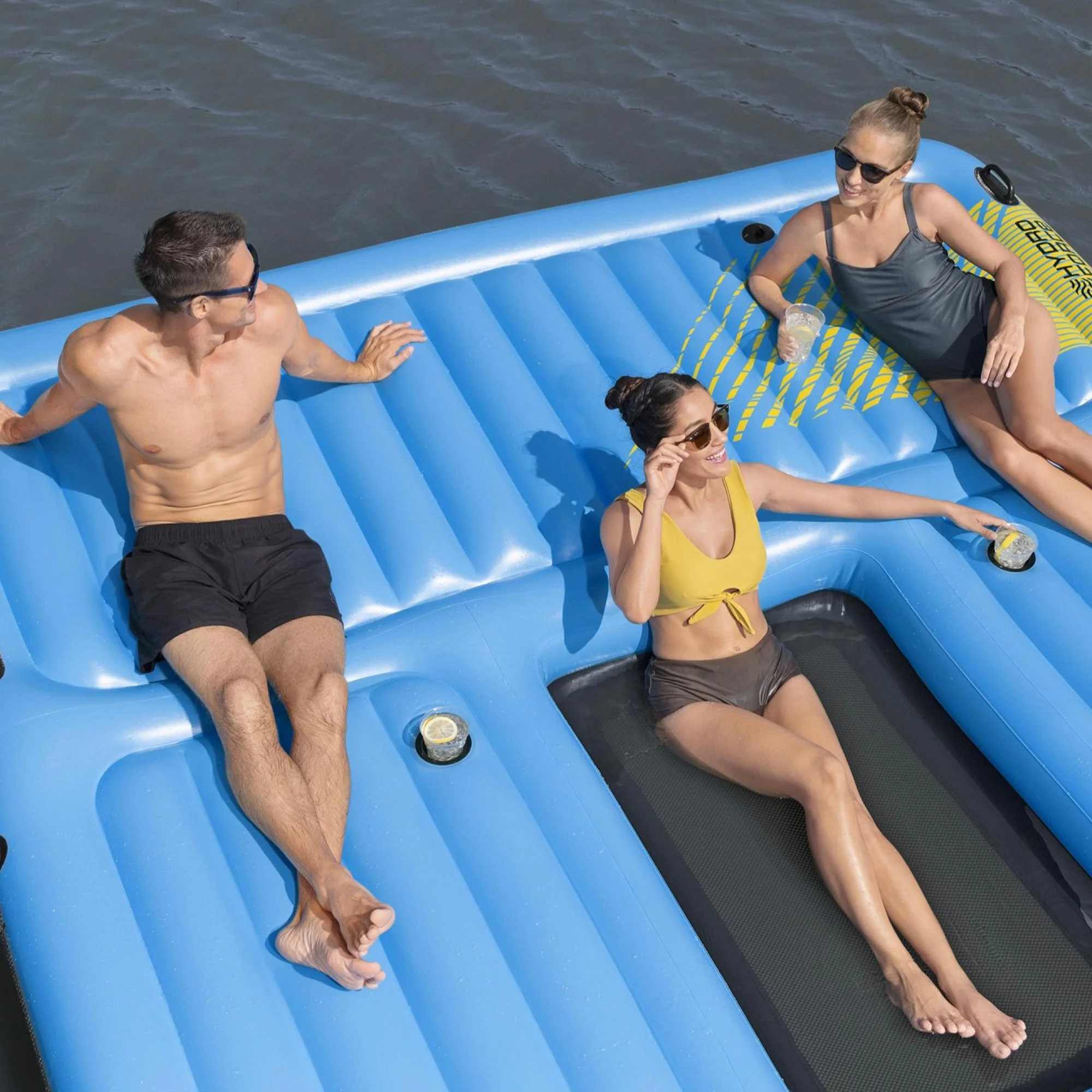 Bestway Hydro Force Detachable Summer Slide 5 Person Inflatable Activity Island - Image 9